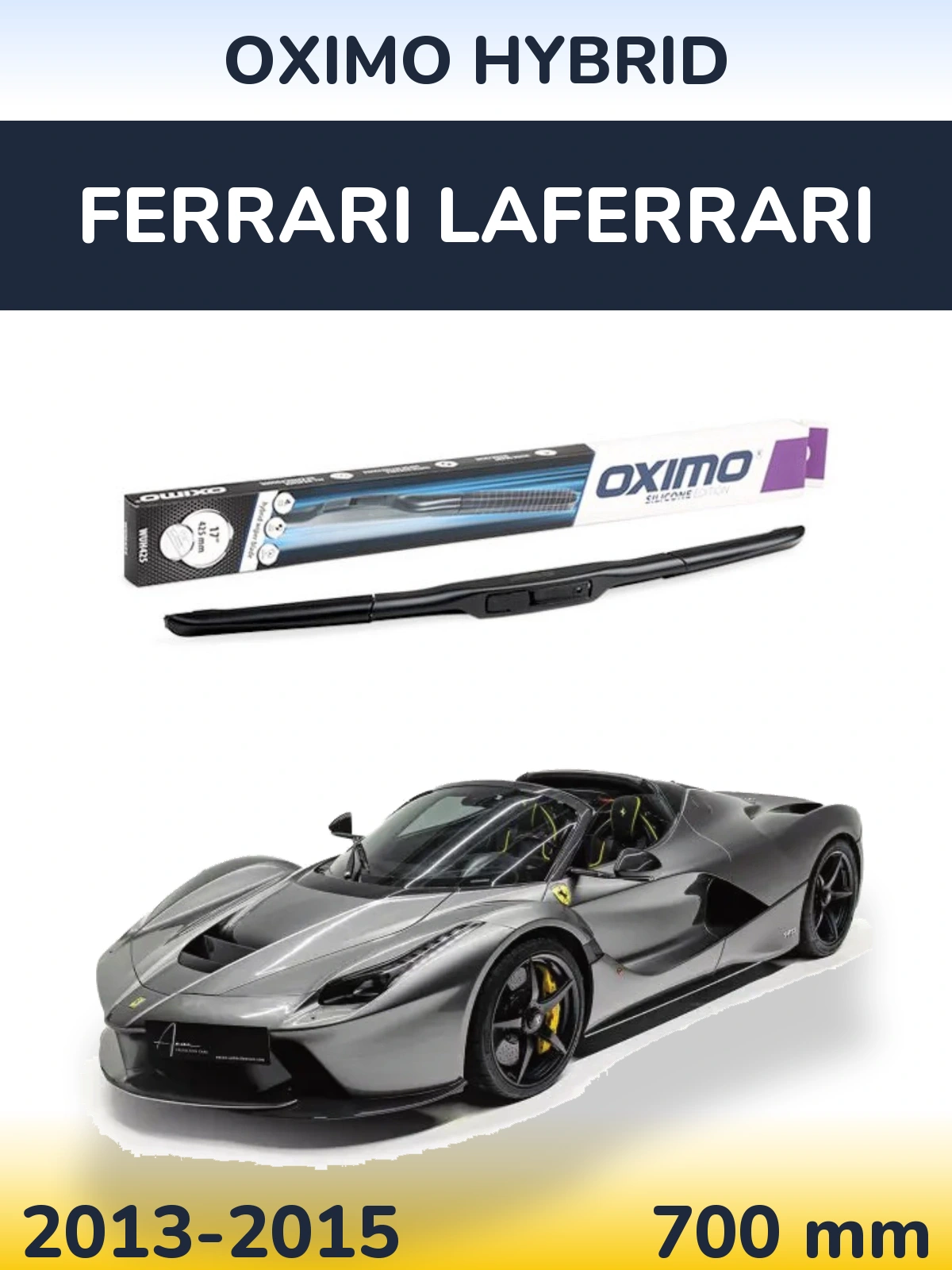Ștergătoare Oximo Hybrid pentru Ferrari LaFerrari