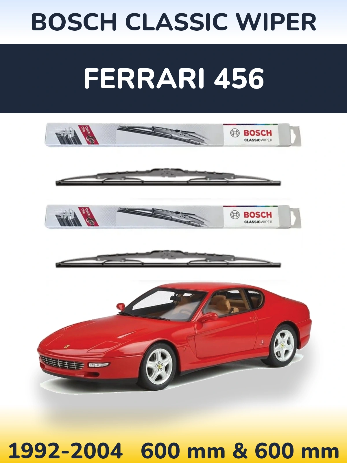 Ștergătoare BOSCH Classic Wiper pentru Ferrari 456
