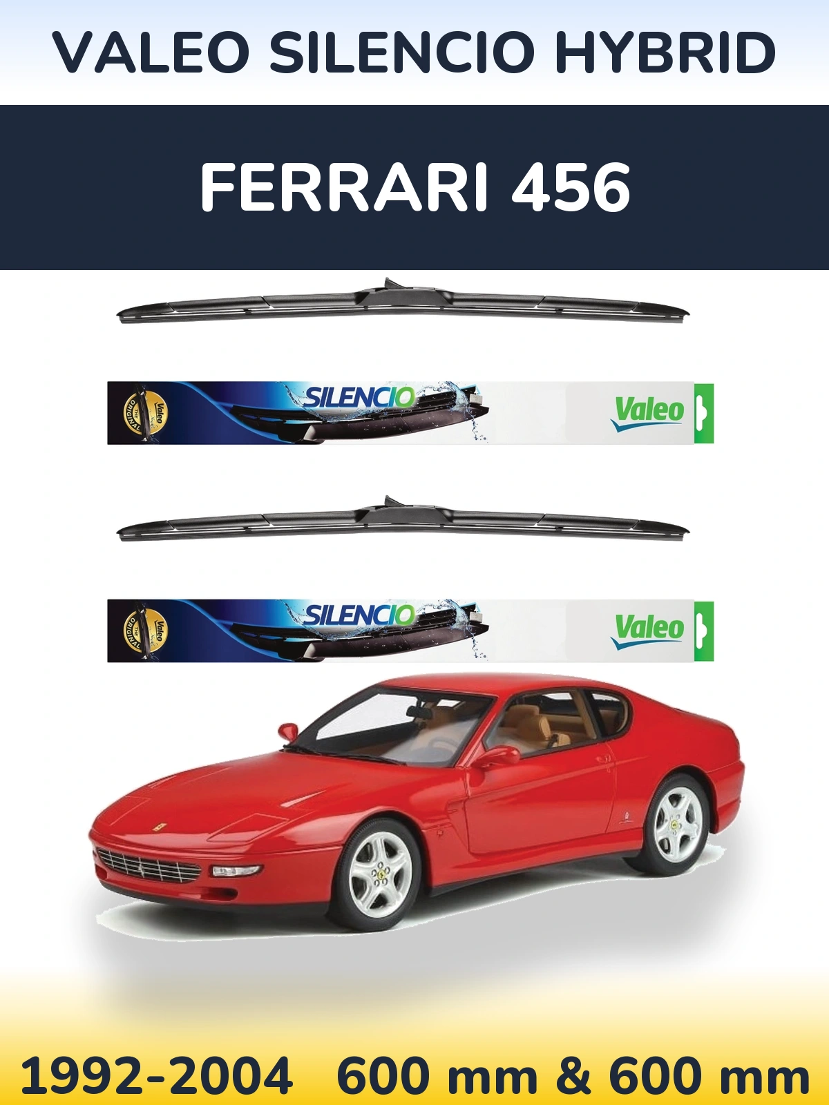 Ștergătoare Valeo Silencio Hybrid pentru Ferrari 456