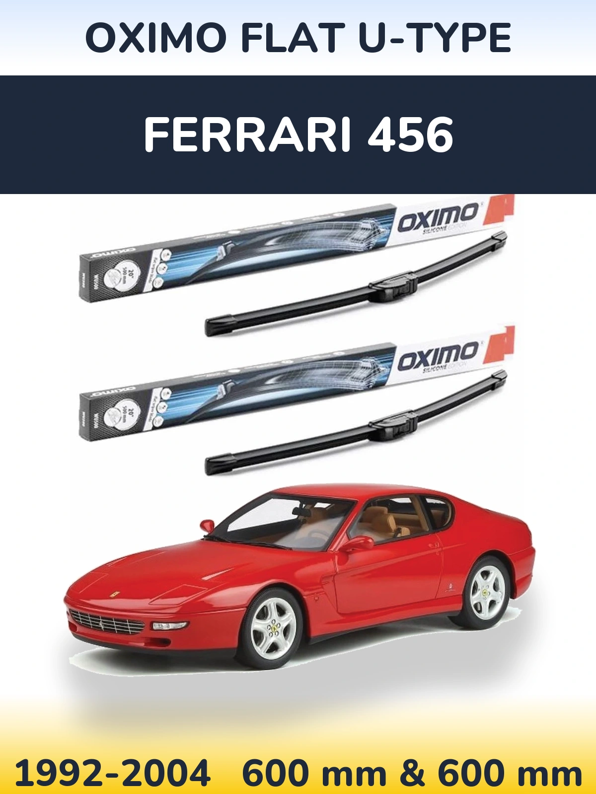 Ștergătoare Oximo Flat U-type pentru Ferrari 456