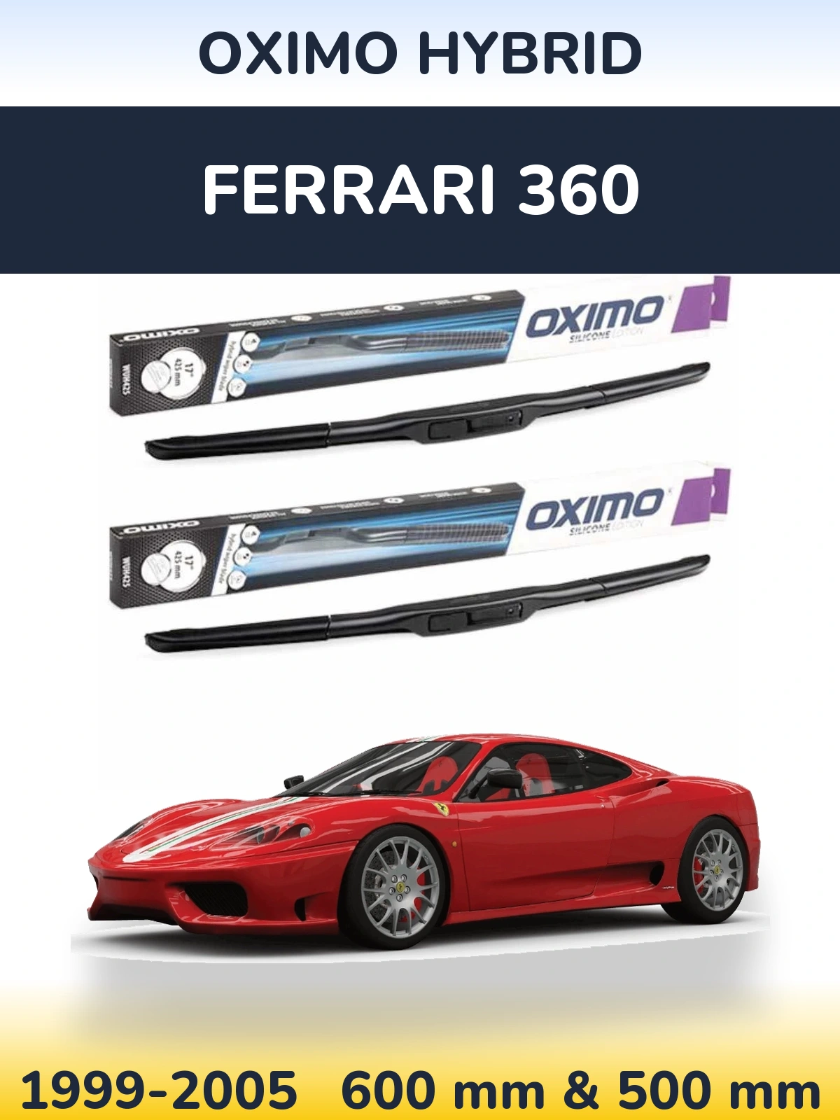 Ștergătoare Oximo Hybrid pentru Ferrari 360