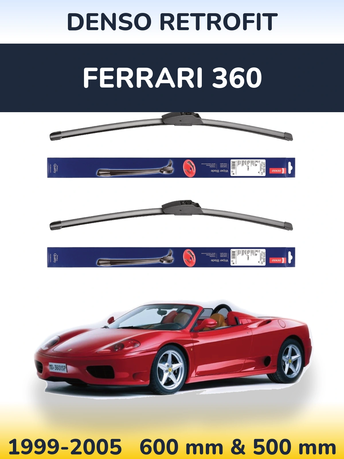 Ștergătoare Denso Retrofit pentru Ferrari 360