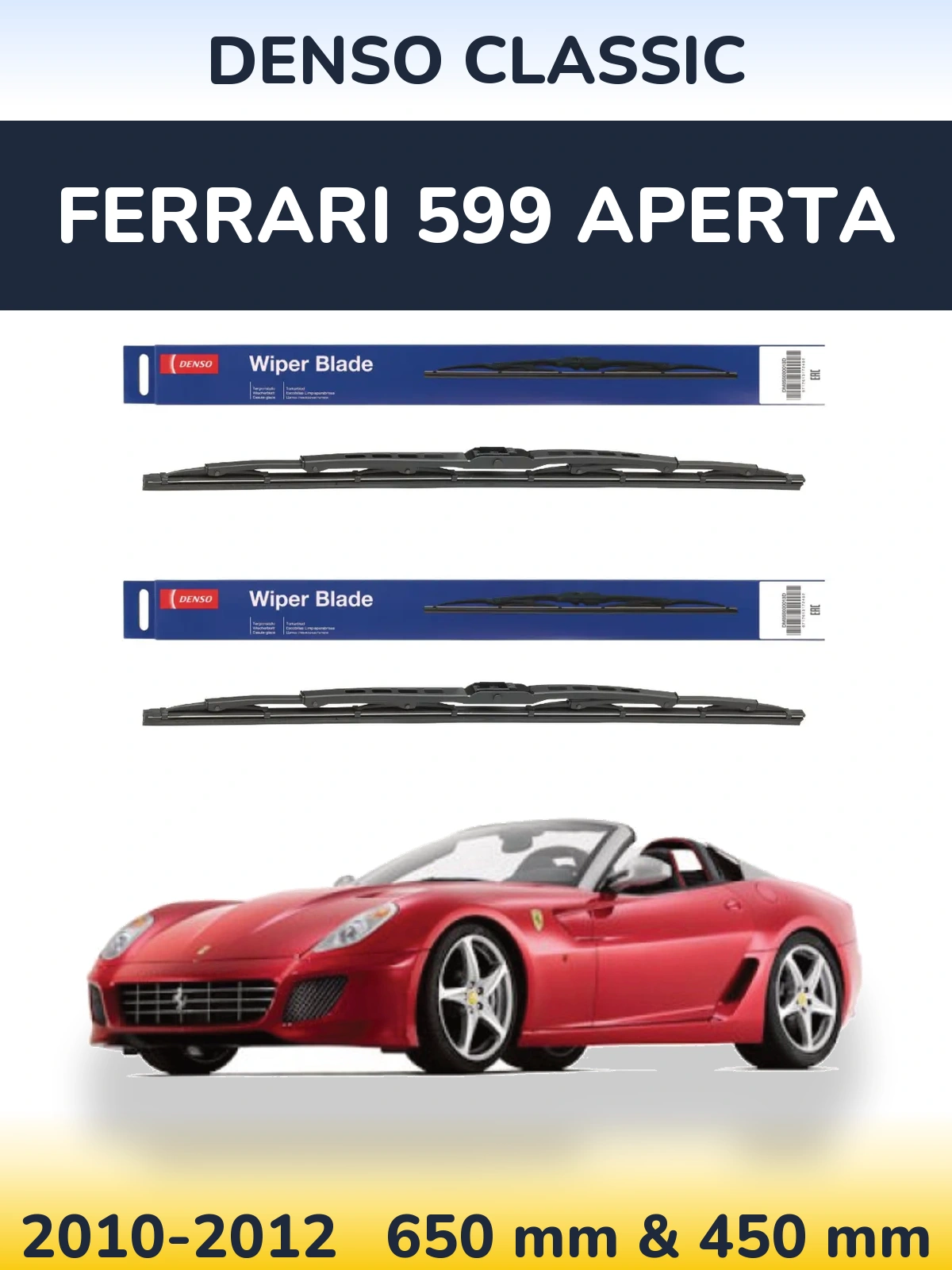 Ștergătoare Denso Classic pentru Ferrari 599 Aperta