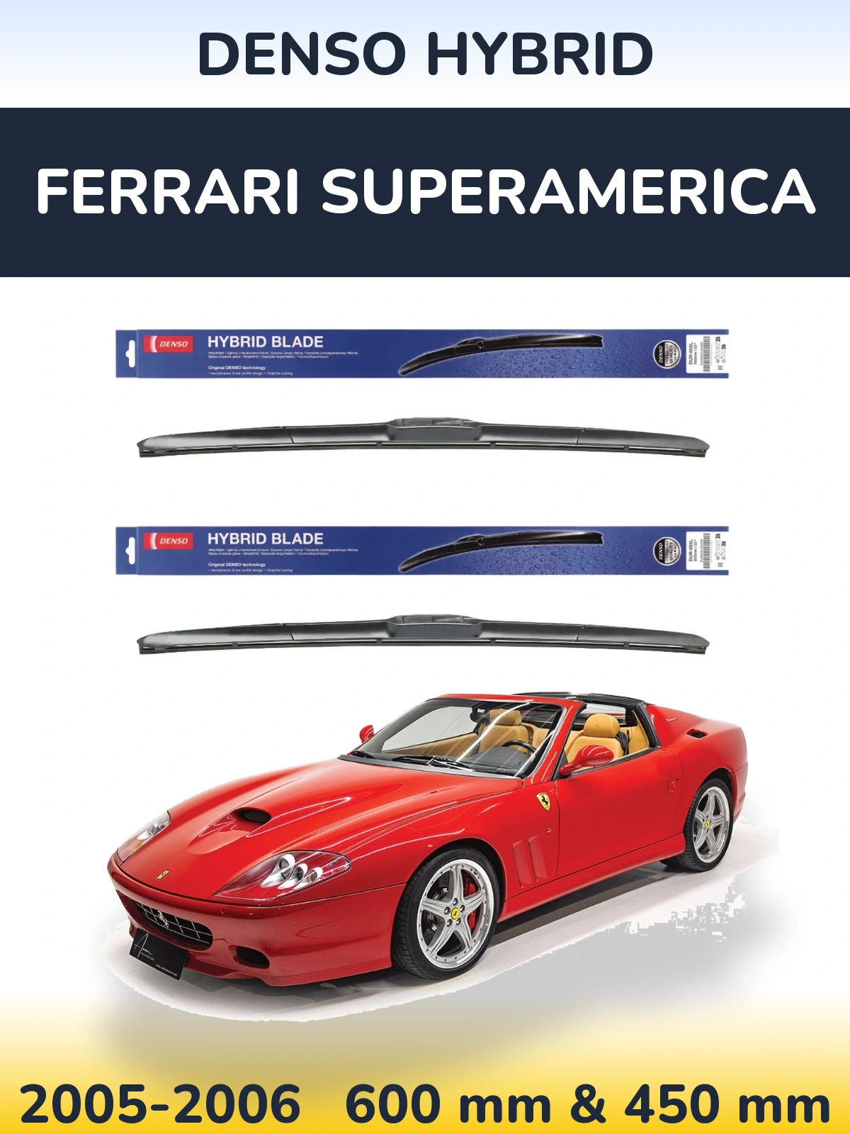Ștergătoare Denso Hybrid pentru Ferrari Superamerica
