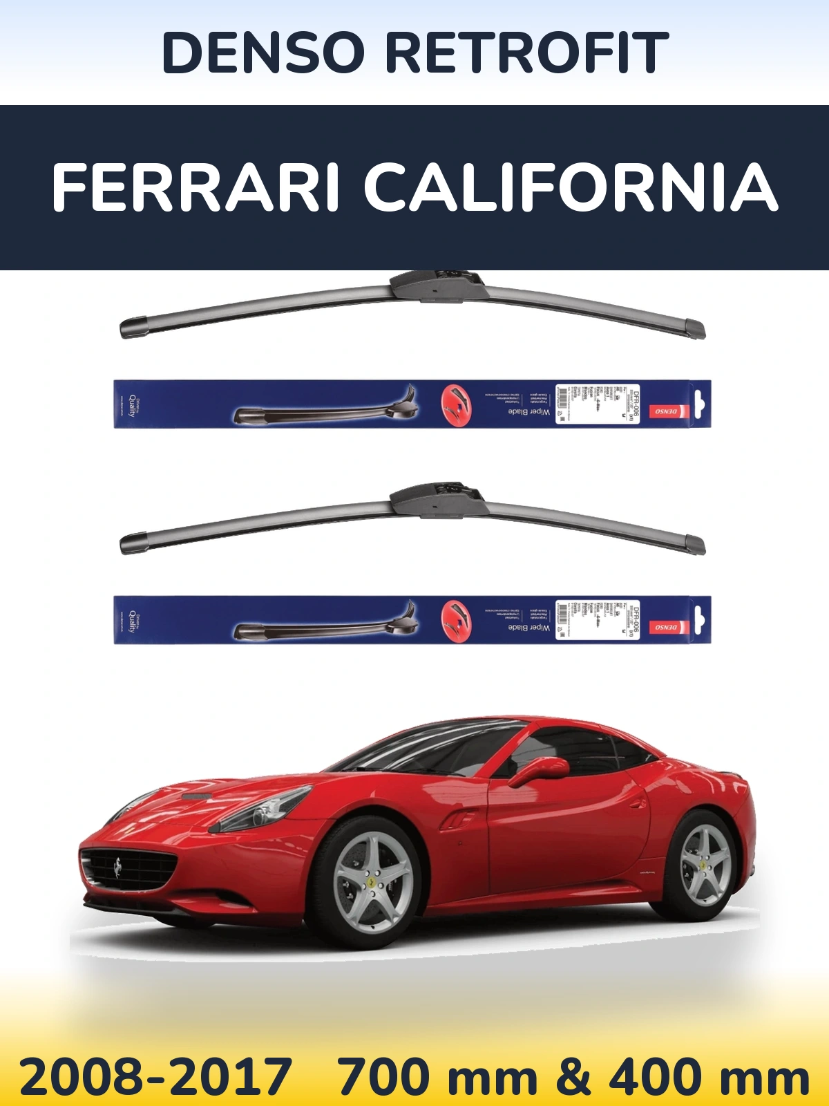 Ștergătoare Denso Retrofit pentru Ferrari California