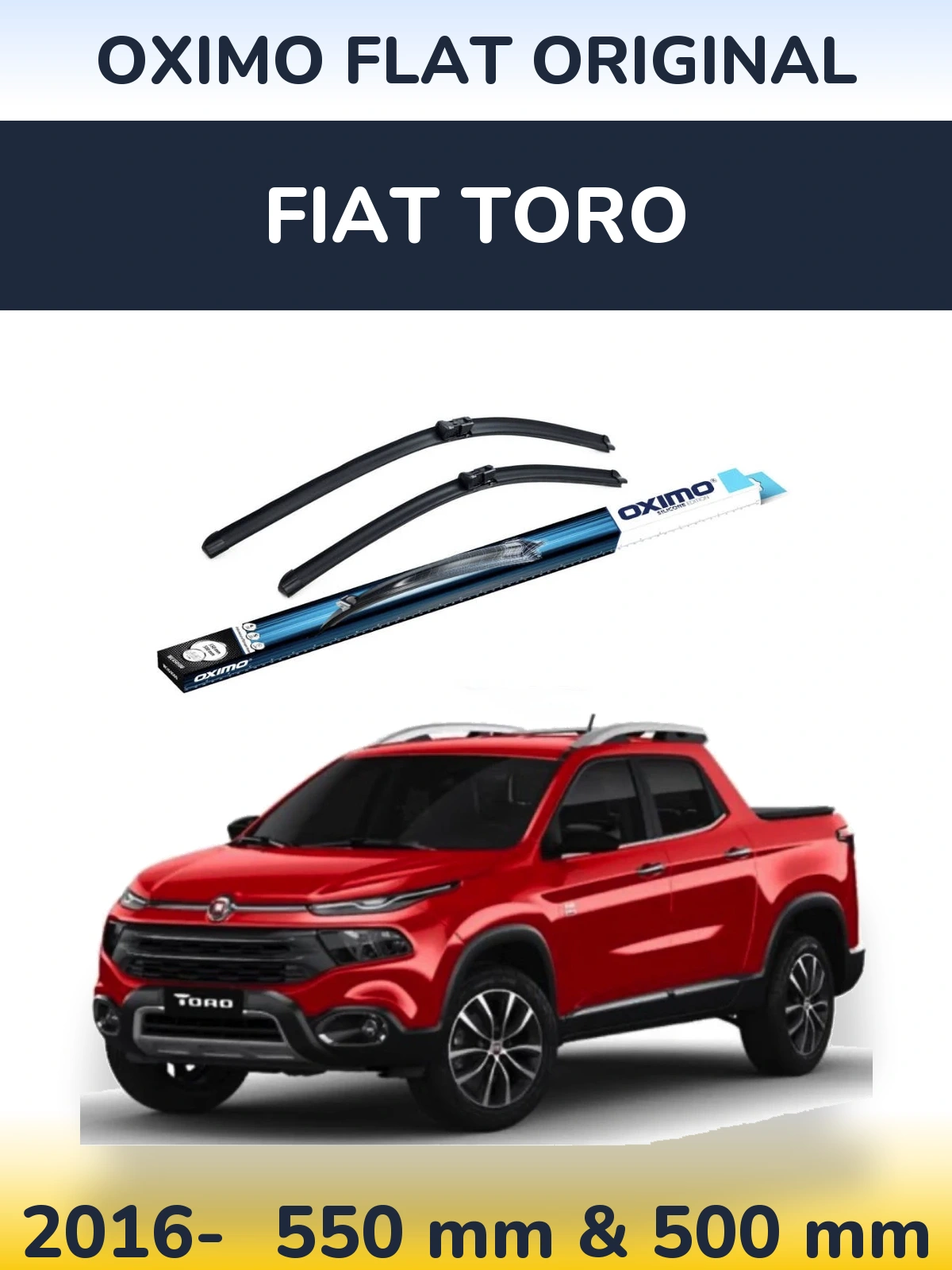 Ștergătoare Oximo Flat Original pentru Fiat Toro