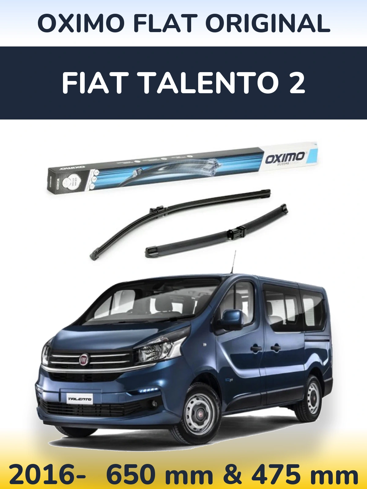 Ștergătoare Oximo Flat Original pentru Fiat Talento 2