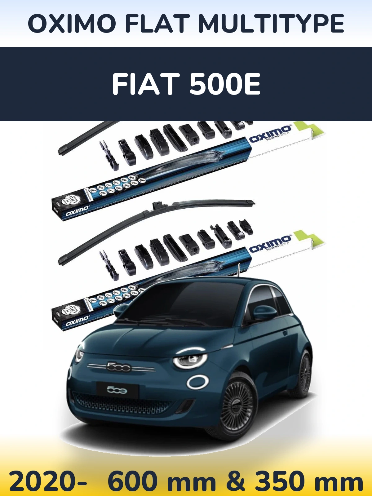 Ștergătoare Oximo Flat MultiTipe pentru Fiat 500e