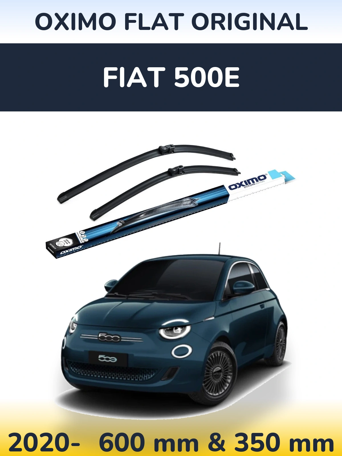 Ștergătoare Oximo Flat Original pentru Fiat 500e