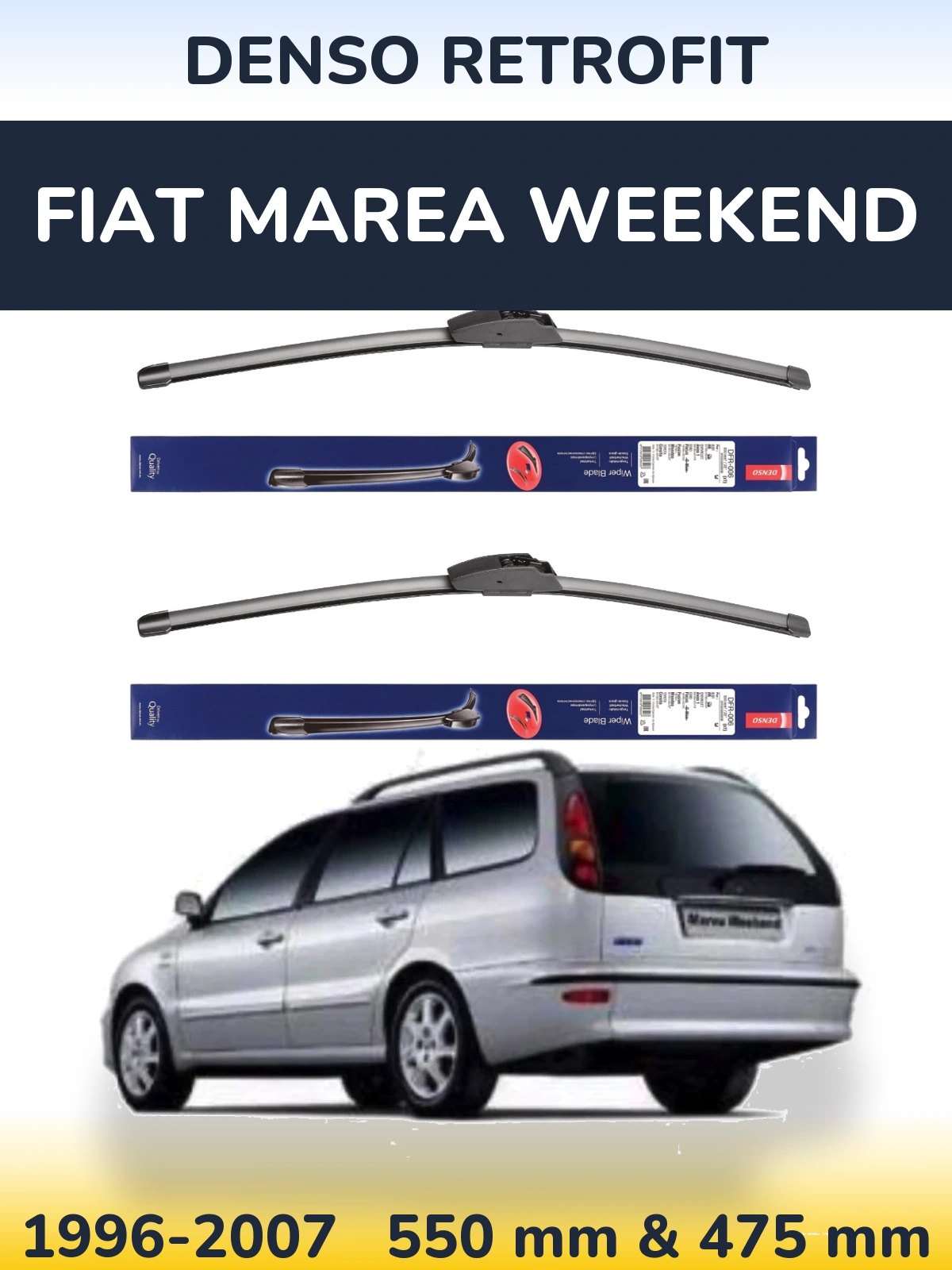 Ștergătoare Denso Retrofit pentru Fiat Marea Weekend
