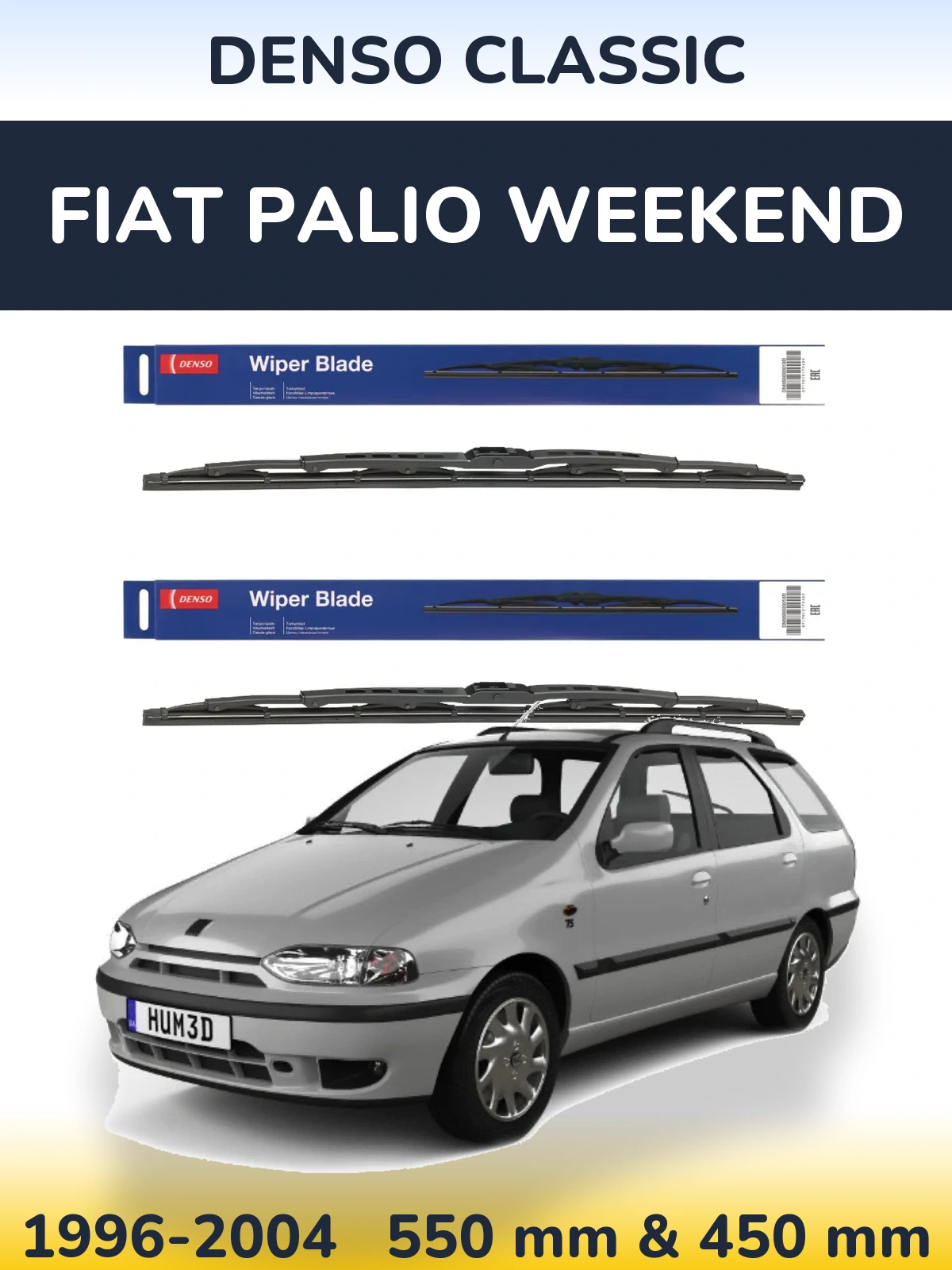 Ștergătoare Denso Classic pentru Fiat Palio Weekend