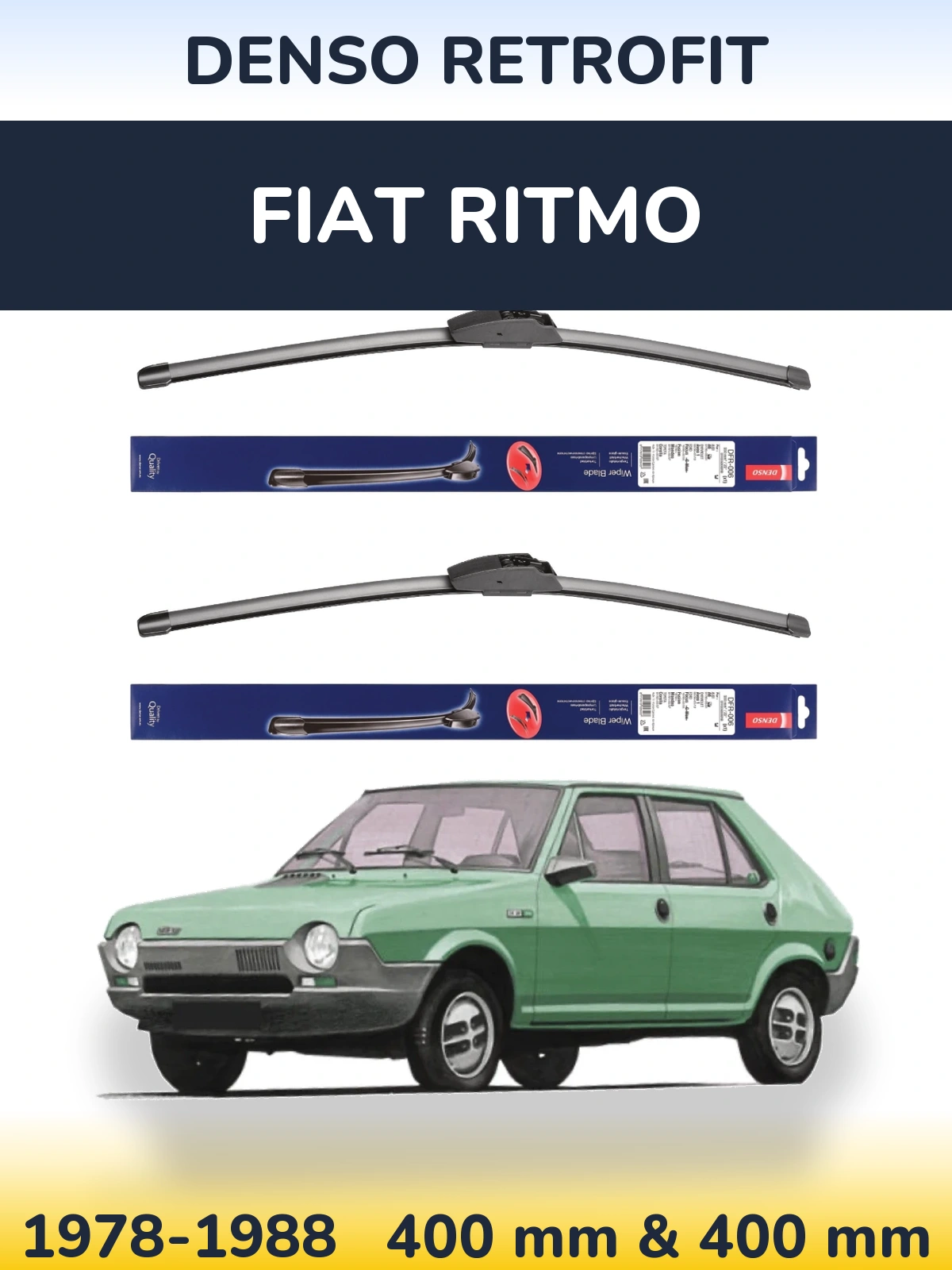 Ștergătoare Denso Retrofit pentru Fiat Ritmo
