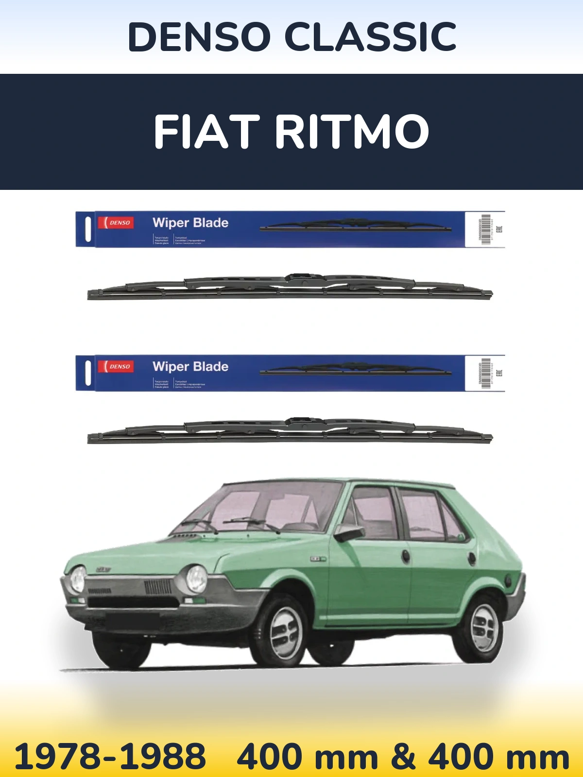 Ștergătoare Denso Classic pentru Fiat Ritmo