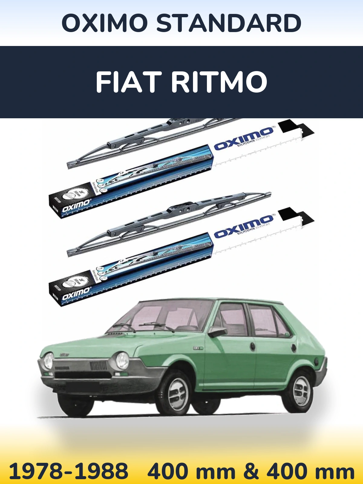 Ștergătoare Oximo Standard pentru Fiat Ritmo
