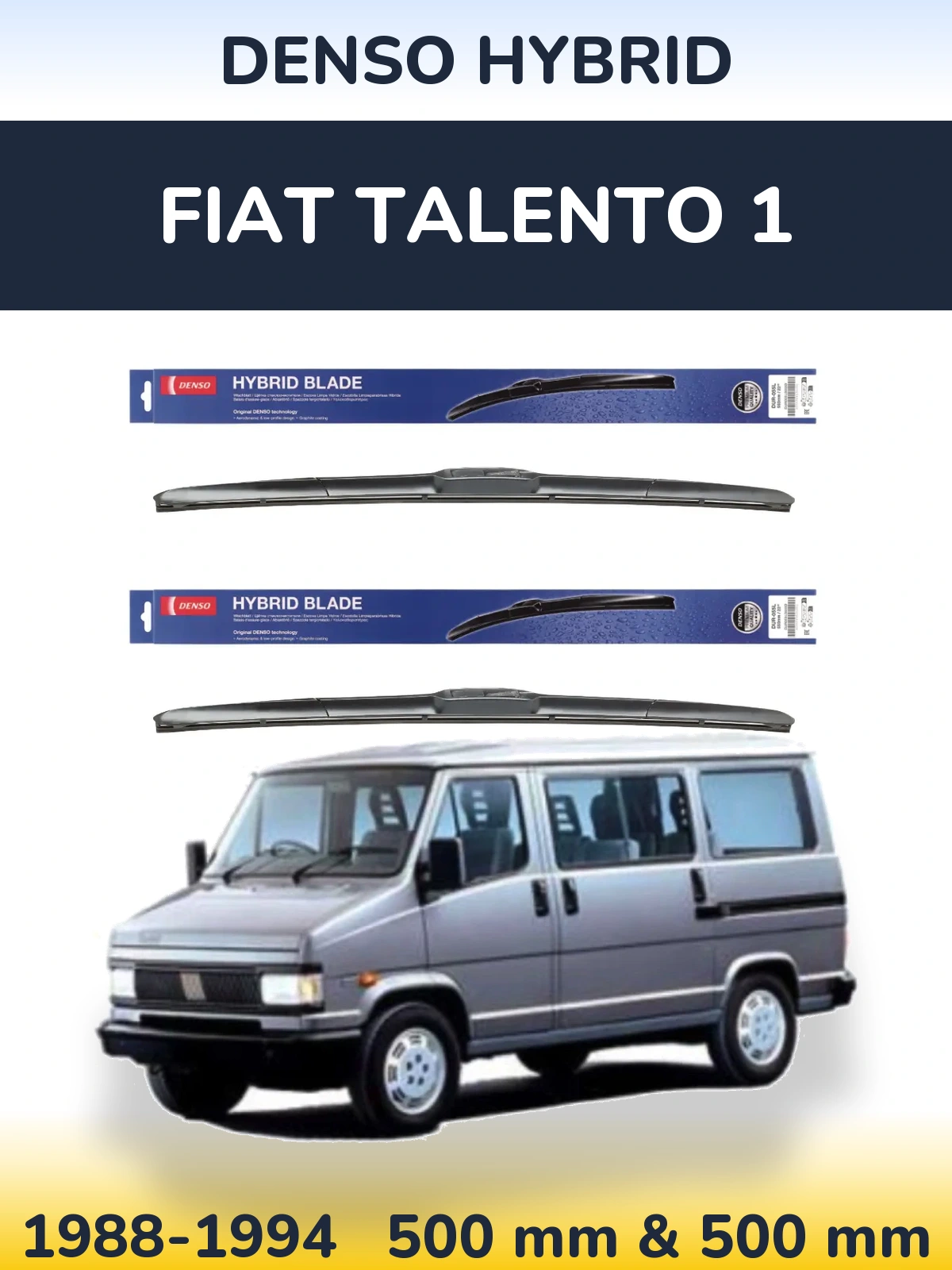 Ștergătoare Denso Hybrid pentru Fiat Talento 1