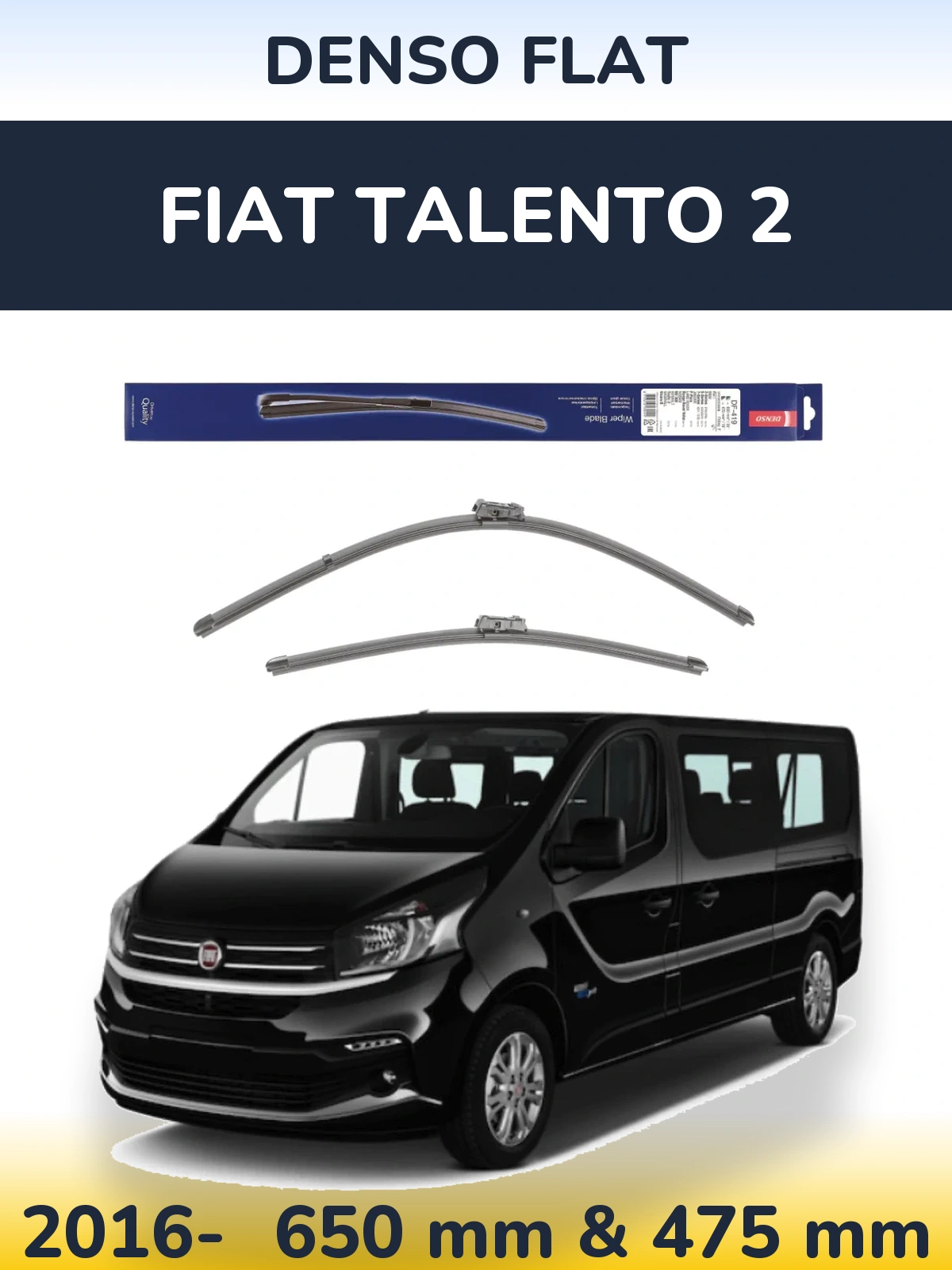 Ștergătoare Denso Flat pentru Fiat Talento 2