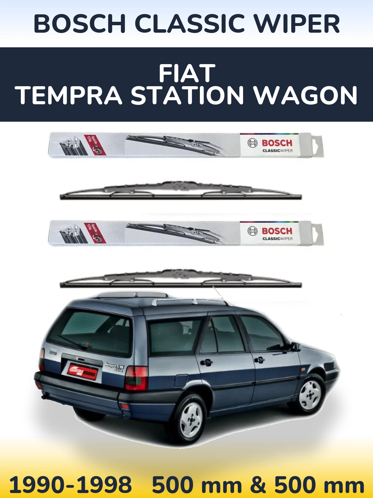 Ștergătoare BOSCH Classic Wiper pentru Fiat Tempra Station Wagon