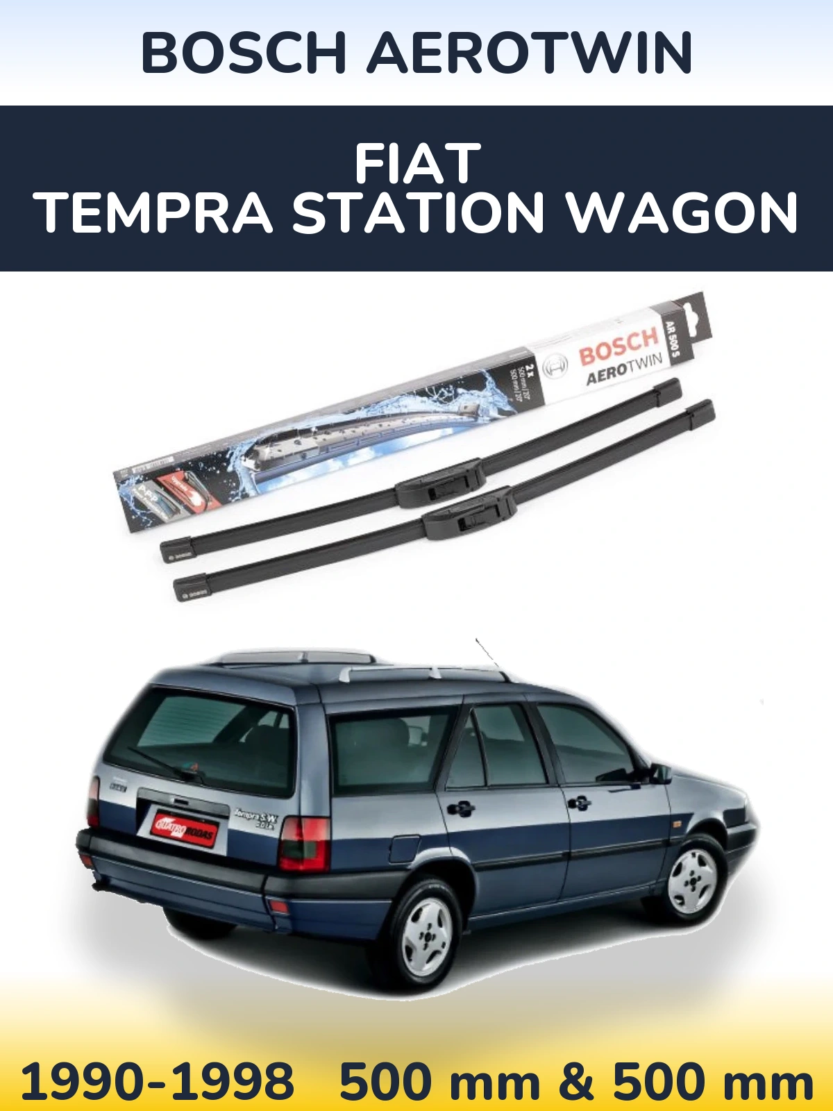 Ștergătoare BOSCH AeroTwin pentru Fiat Tempra Station Wagon