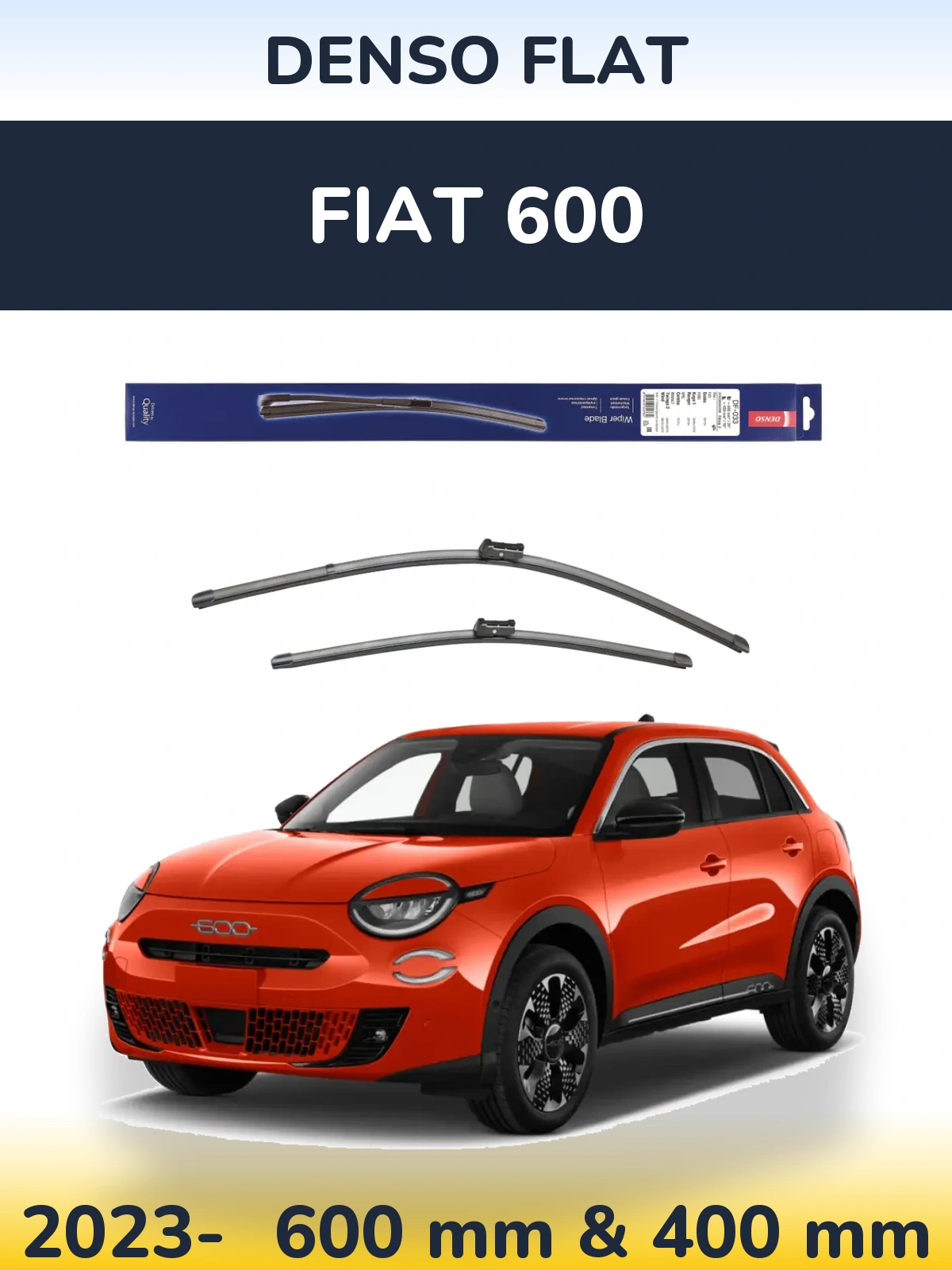Ștergătoare Denso Flat pentru Fiat 600