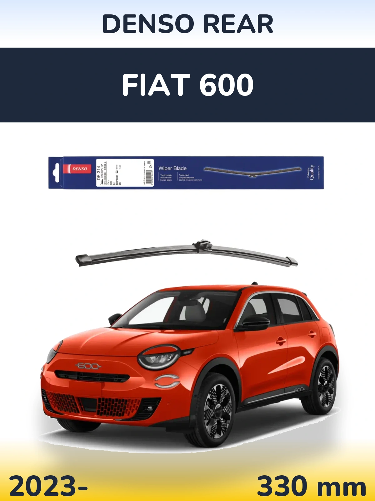 Ștergătoare Denso Rear pentru Fiat 600