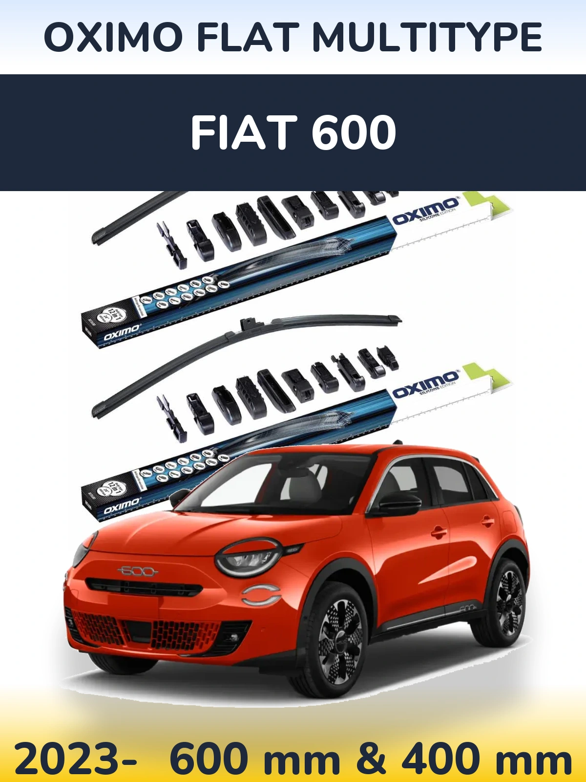 Ștergătoare Oximo Flat MultiTipe pentru Fiat 600