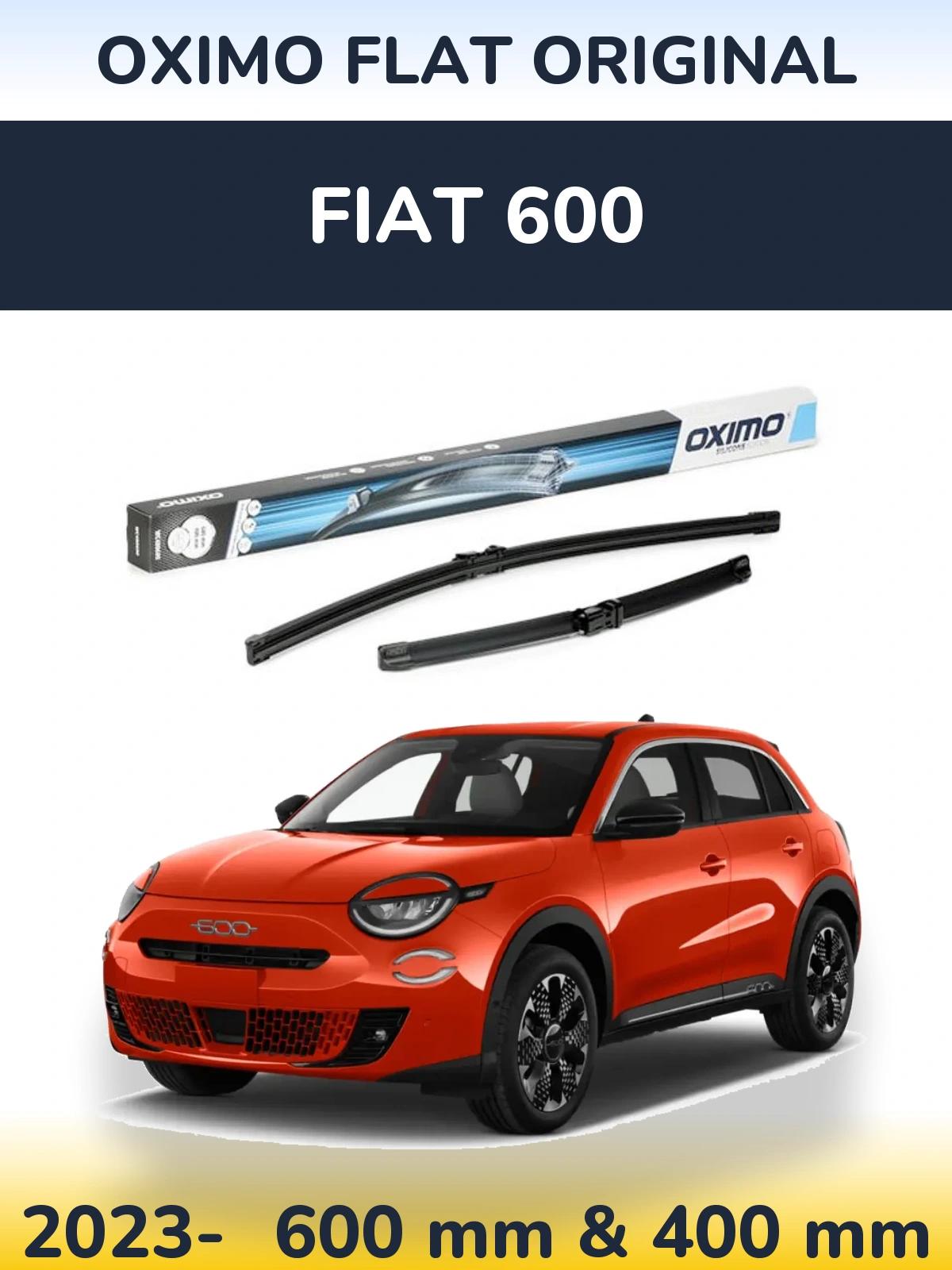 Ștergătoare Oximo Flat Original pentru Fiat 600