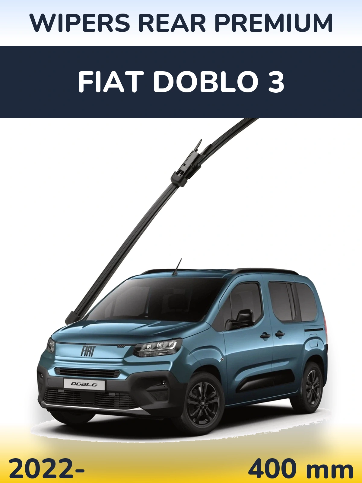 Ștergătoare WIPERS REAR PREMIUM pentru Fiat Doblo 3
