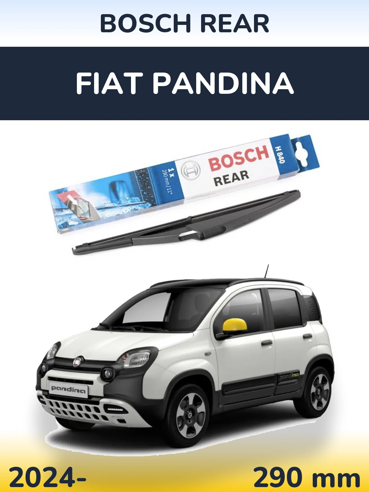 Ștergătoare BOSCH Rear pentru Fiat Pandina
