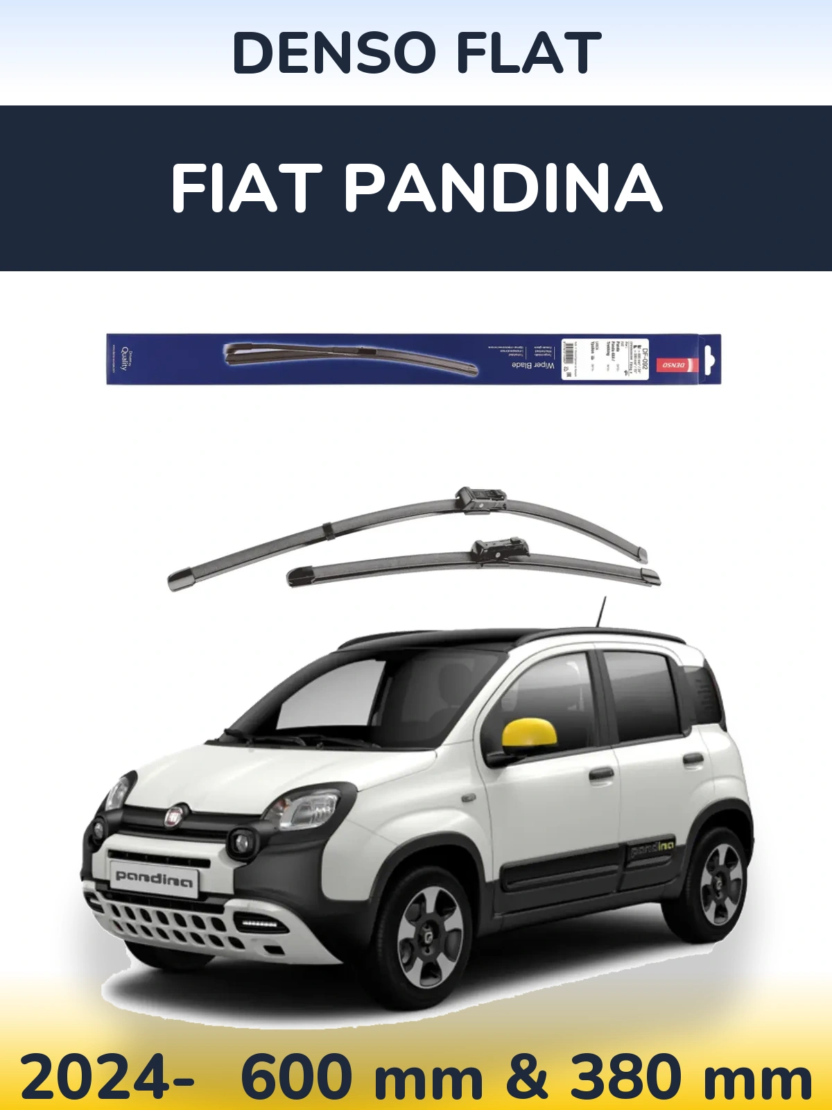 Ștergătoare Denso Flat pentru Fiat Pandina