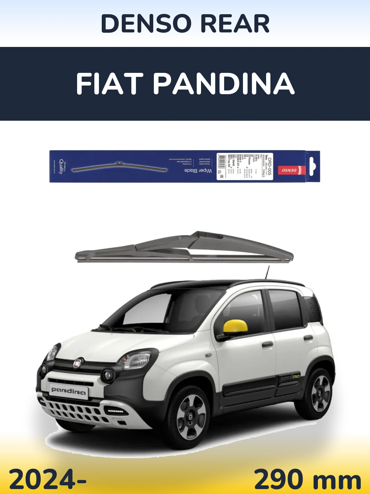 Ștergătoare Denso Rear pentru Fiat Pandina