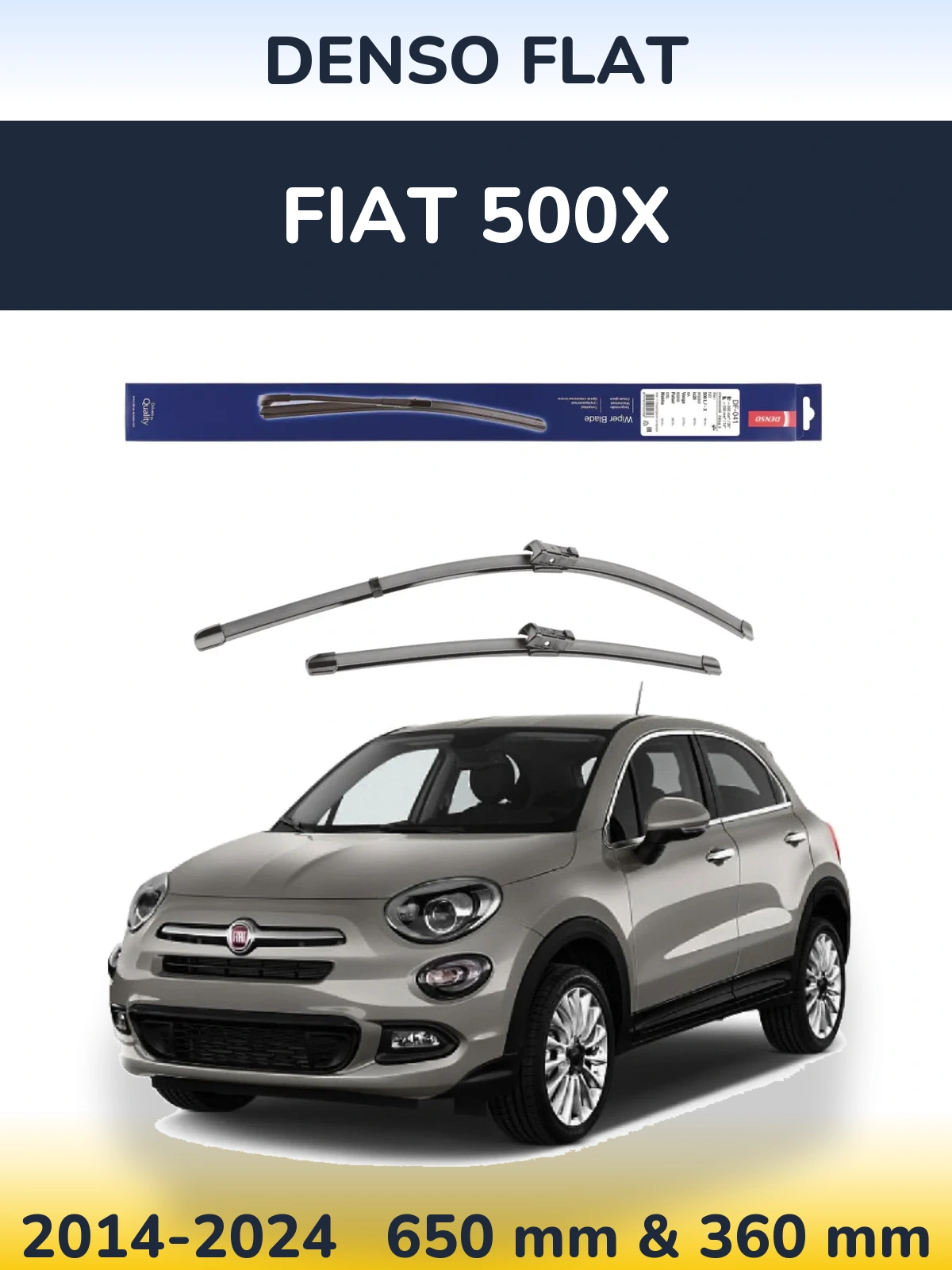 Ștergătoare Denso Flat pentru Fiat 500X