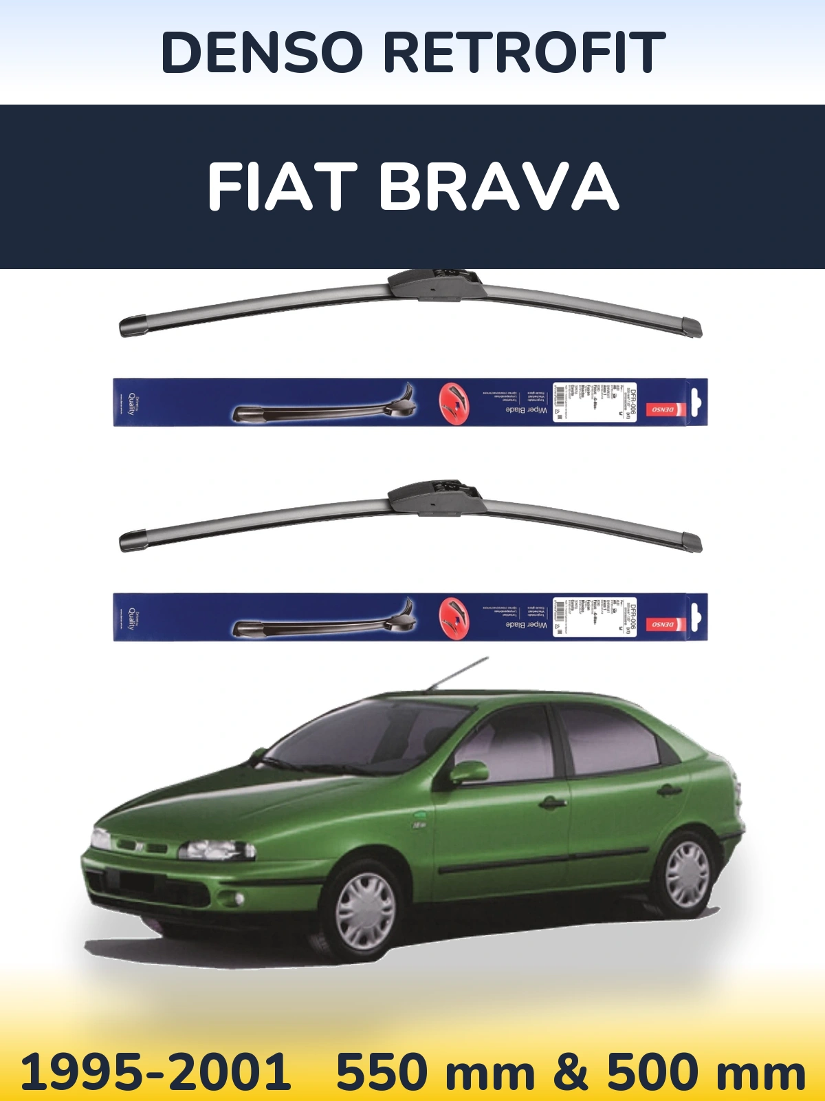 Ștergătoare Denso Retrofit pentru Fiat Brava