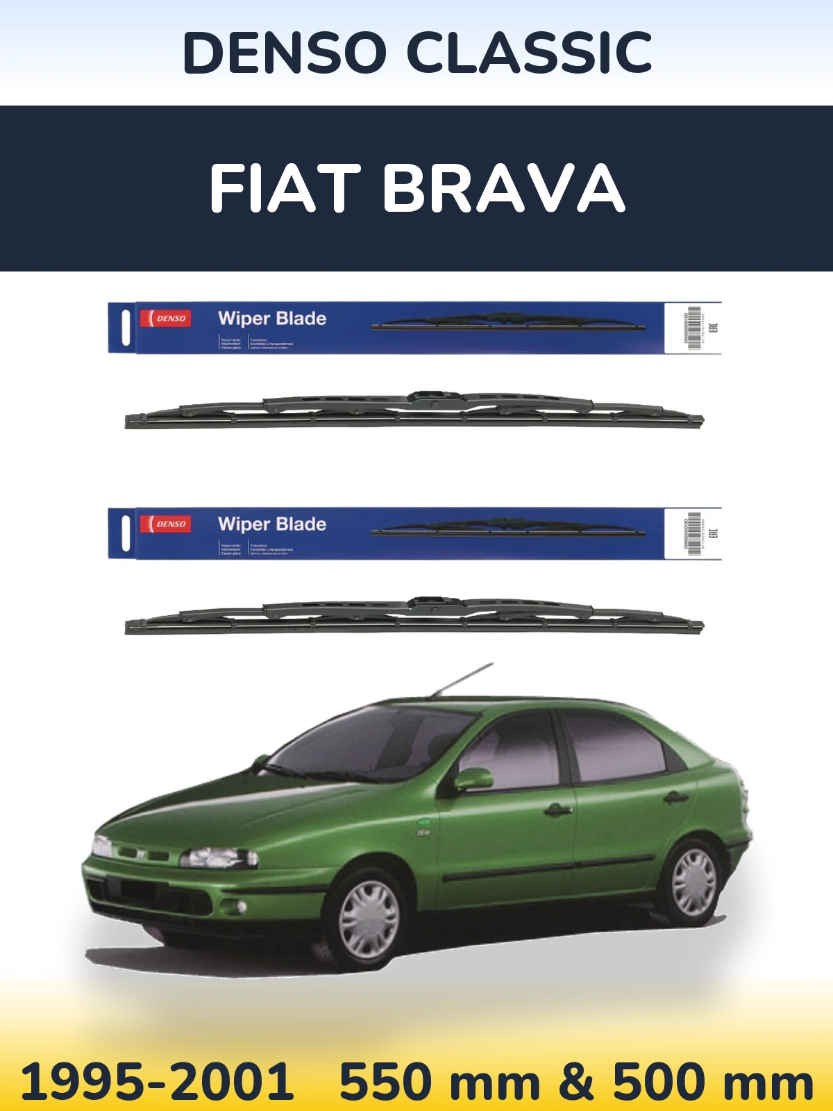 Ștergătoare Denso Classic pentru Fiat Brava