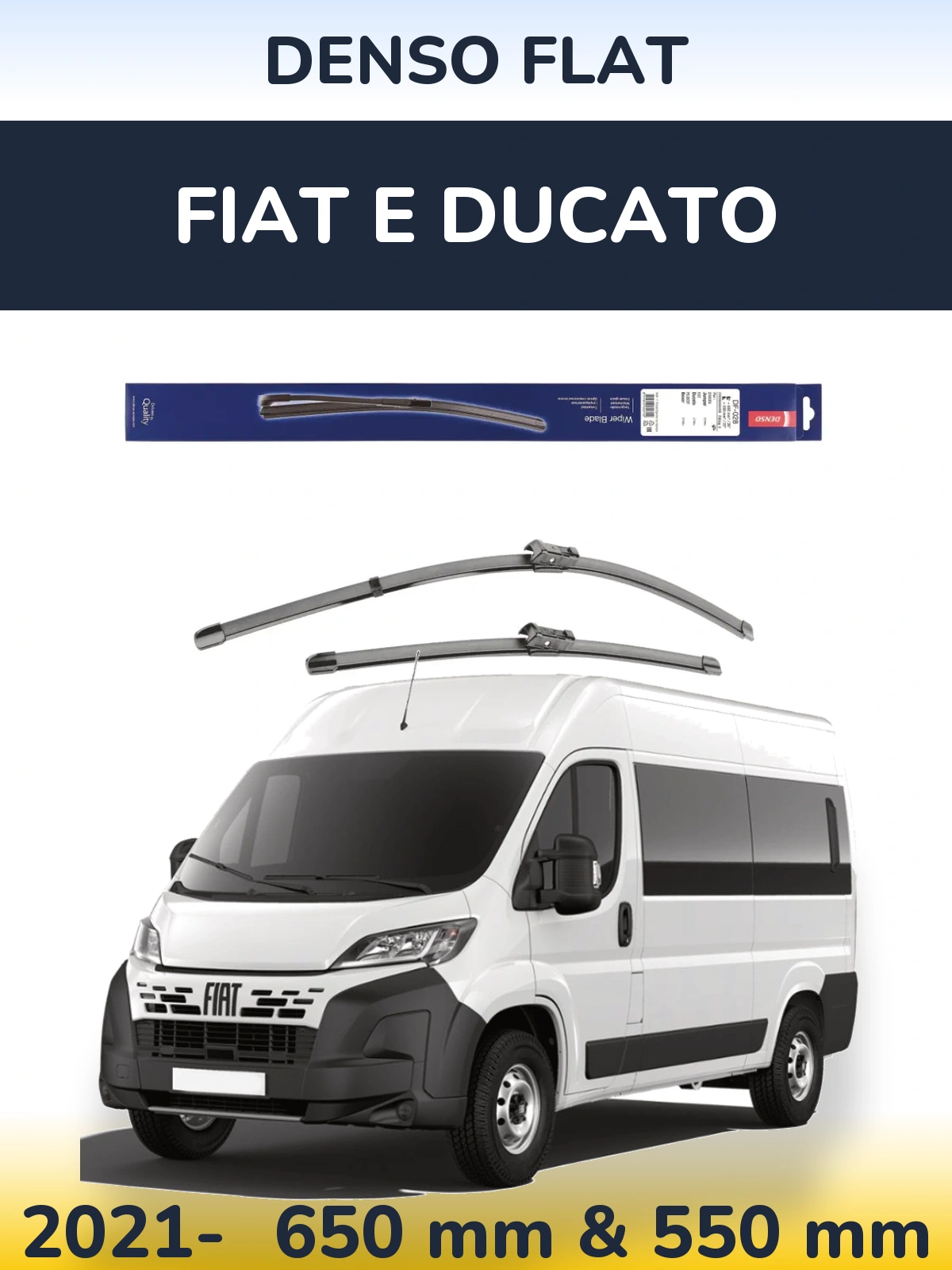 Ștergătoare Denso Flat pentru Fiat E Ducato