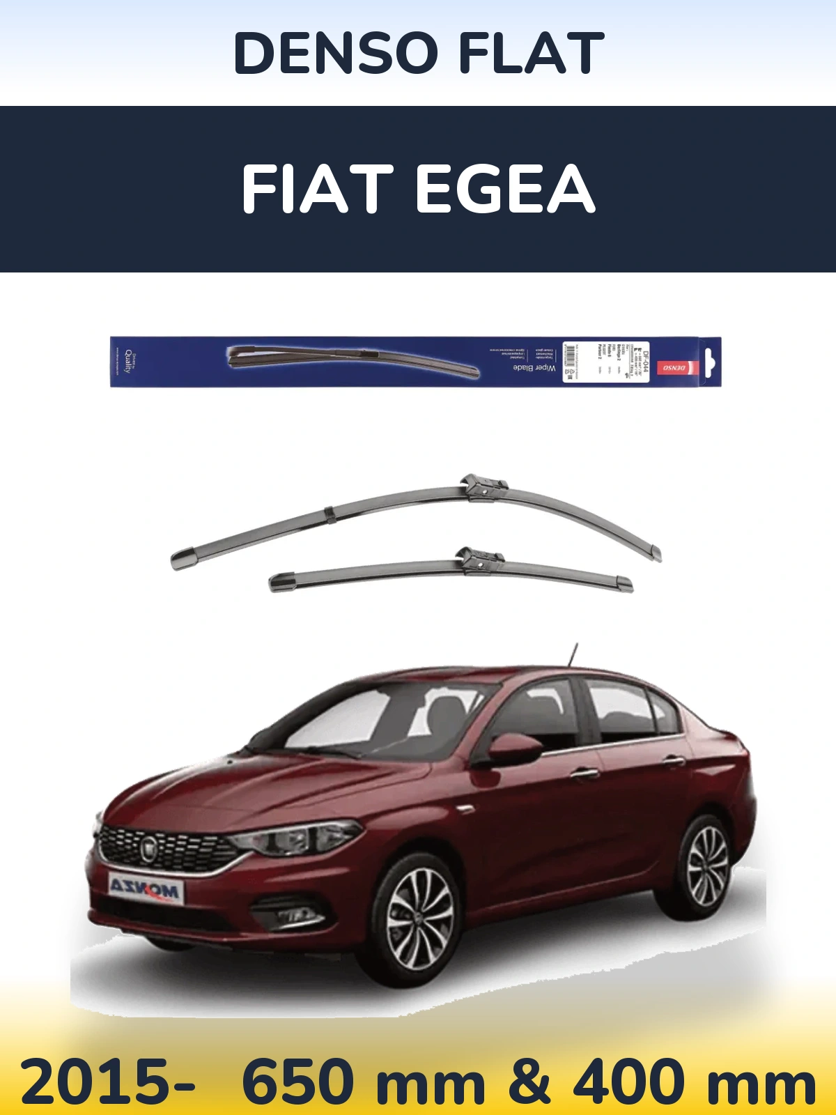 Ștergătoare Denso Flat pentru Fiat Egea