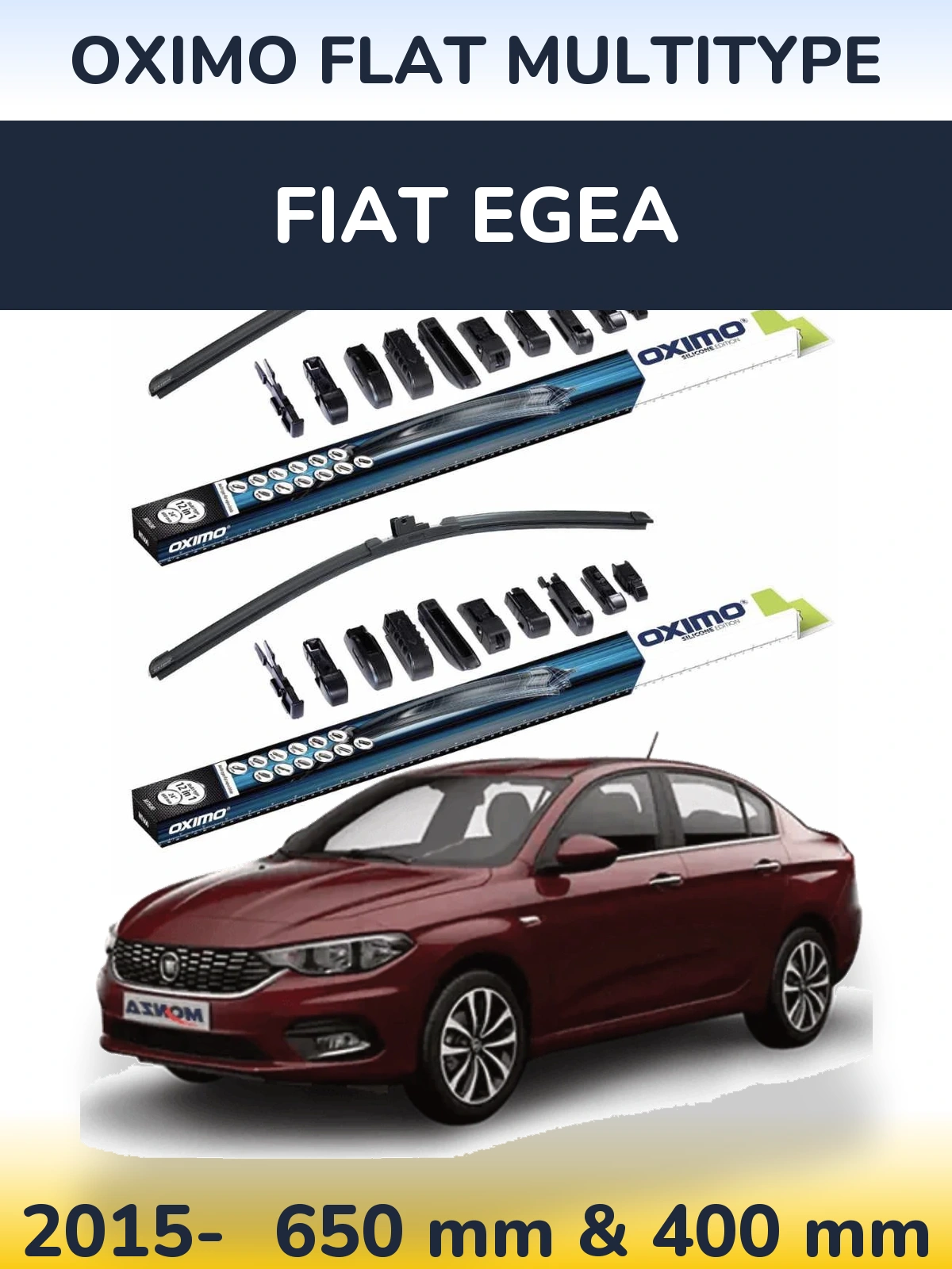 Ștergătoare Oximo Flat MultiTipe pentru Fiat Egea