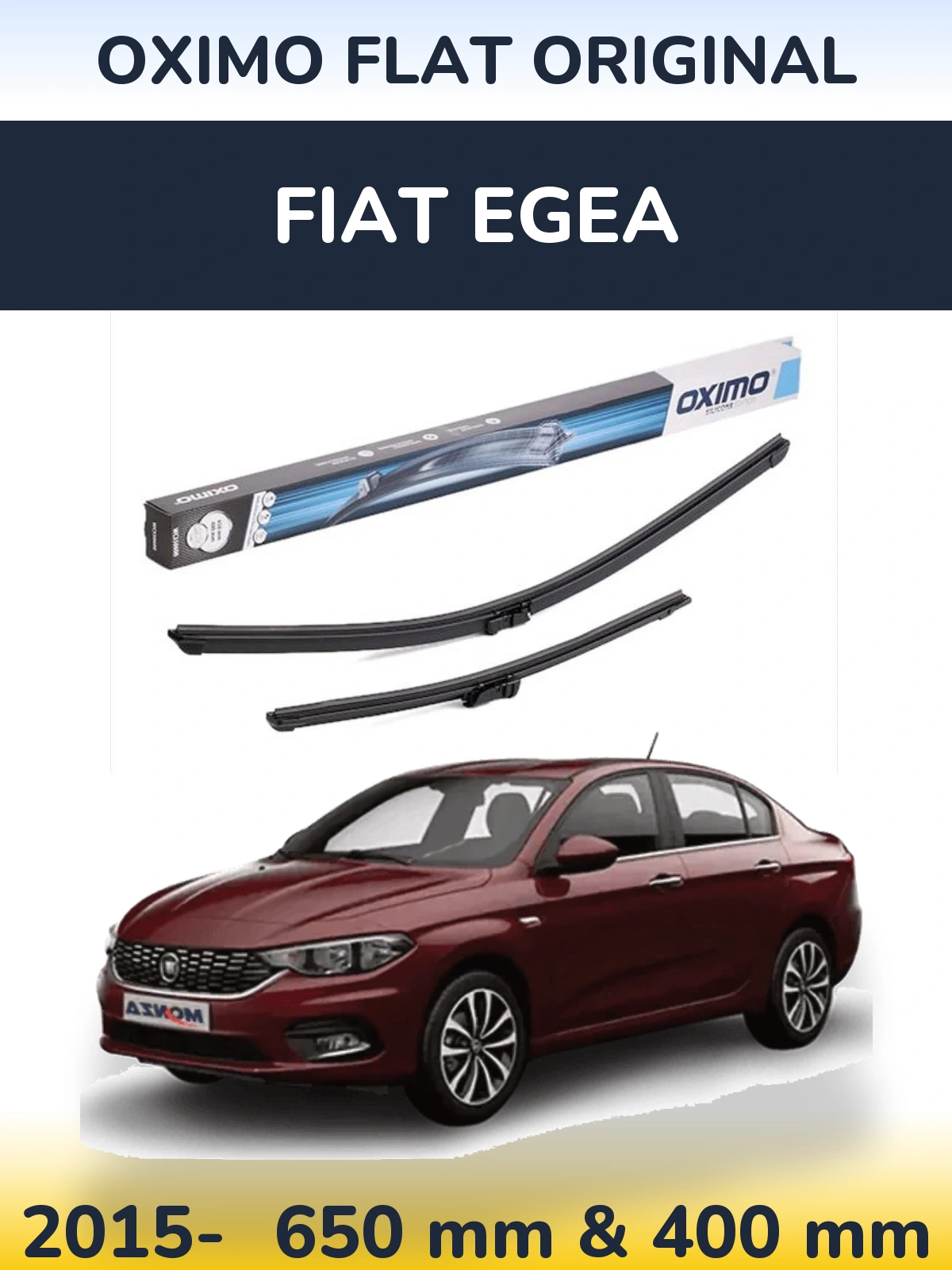 Ștergătoare Oximo Flat Original pentru Fiat Egea