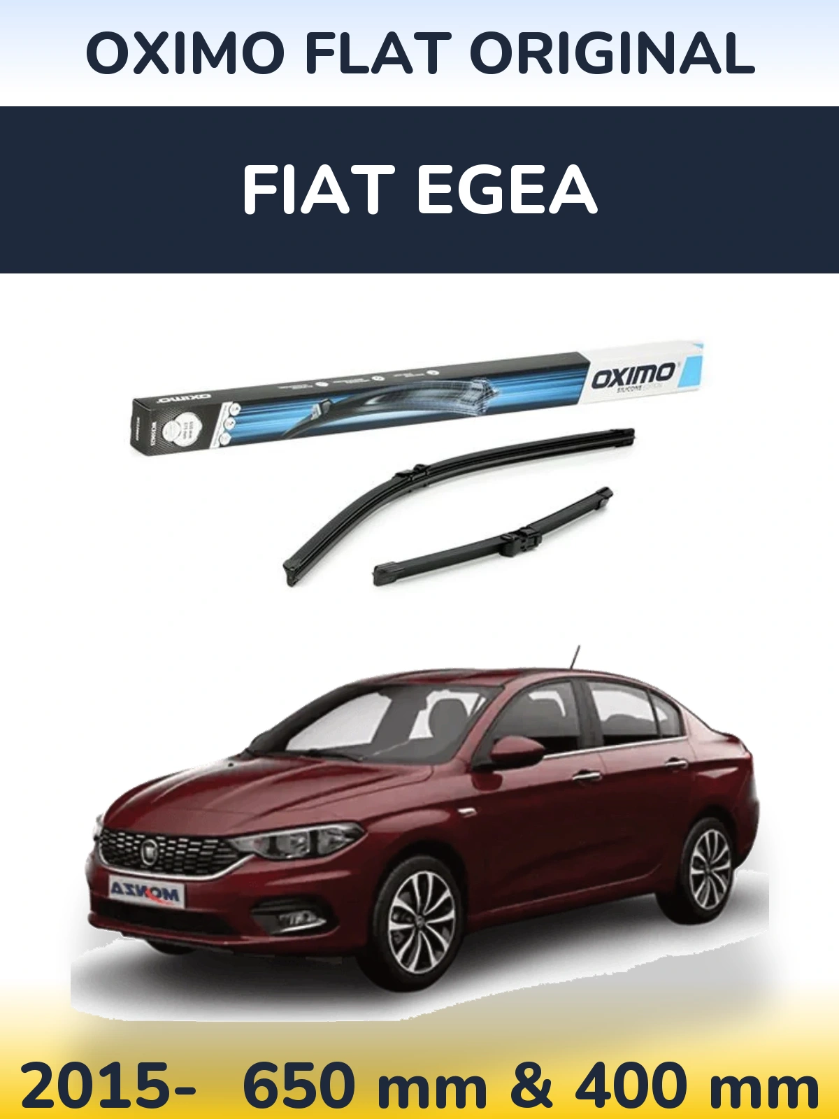 Ștergătoare Oximo Flat Original pentru Fiat Egea