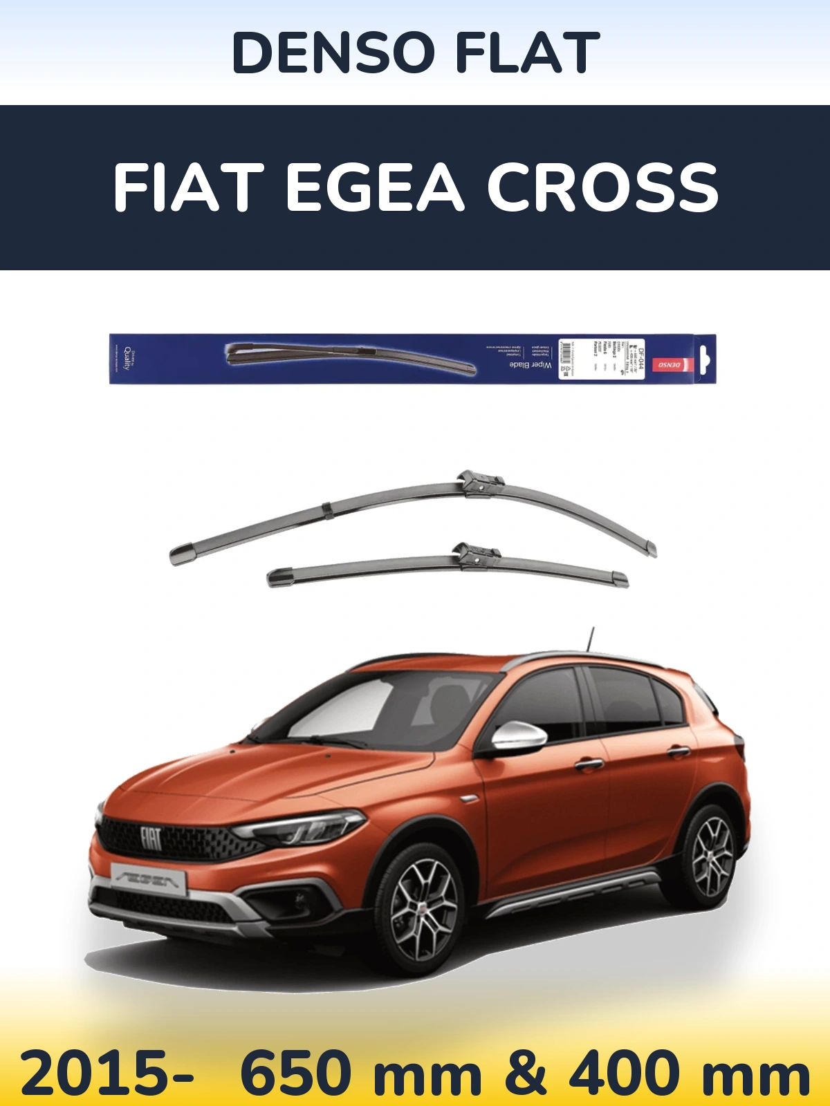 Ștergătoare Denso Flat pentru Fiat Egea Cross
