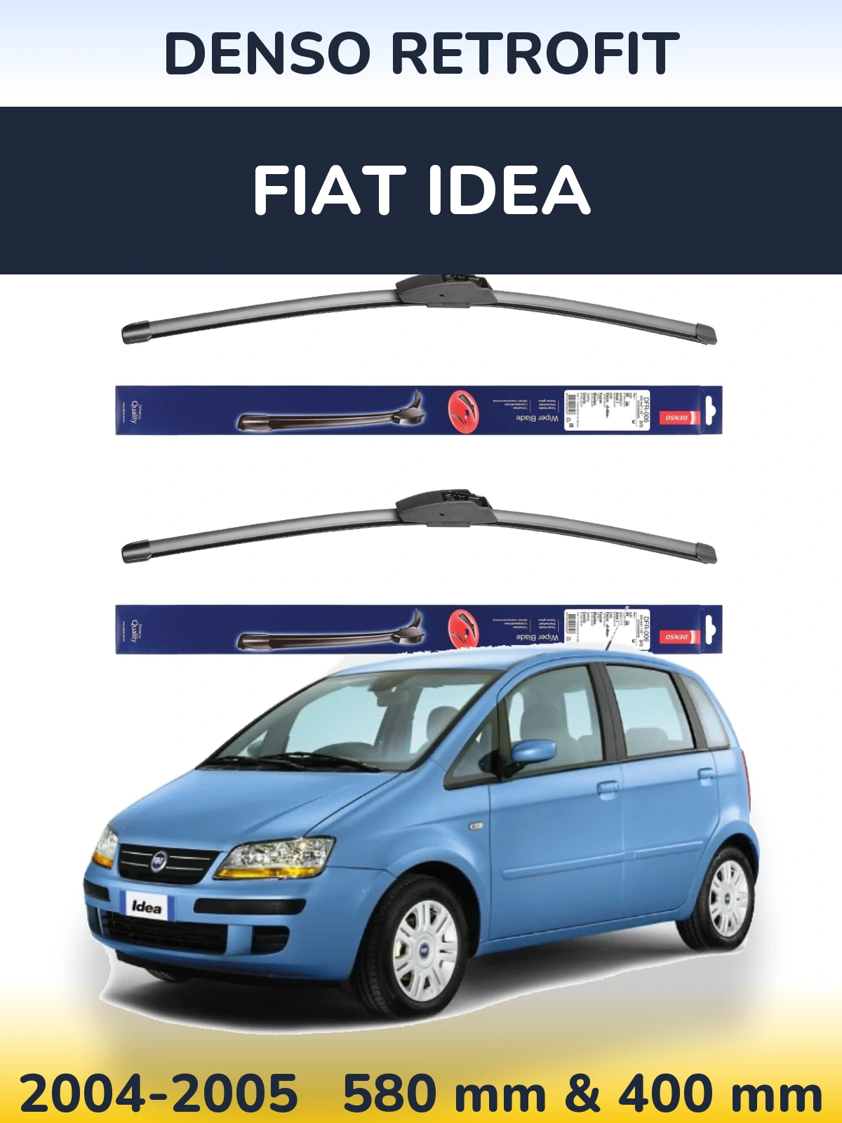 Ștergătoare Denso Retrofit pentru Fiat Idea