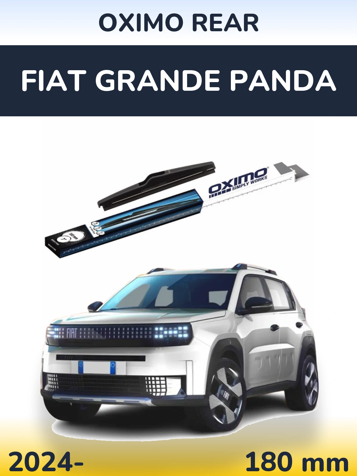 Ștergătoare Oximo Rear pentru Fiat Grande Panda