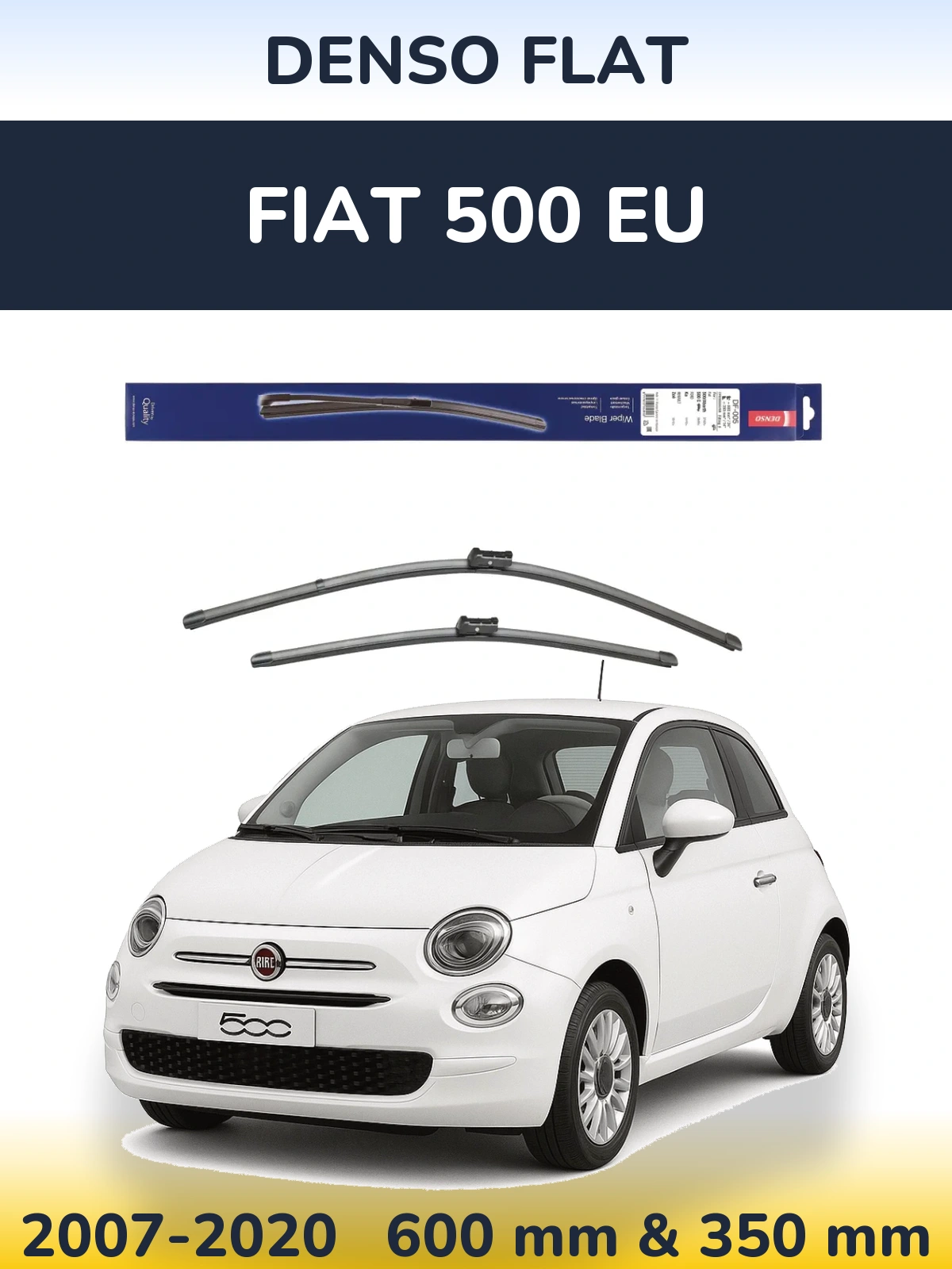Ștergătoare Denso Flat pentru Fiat 500 EU