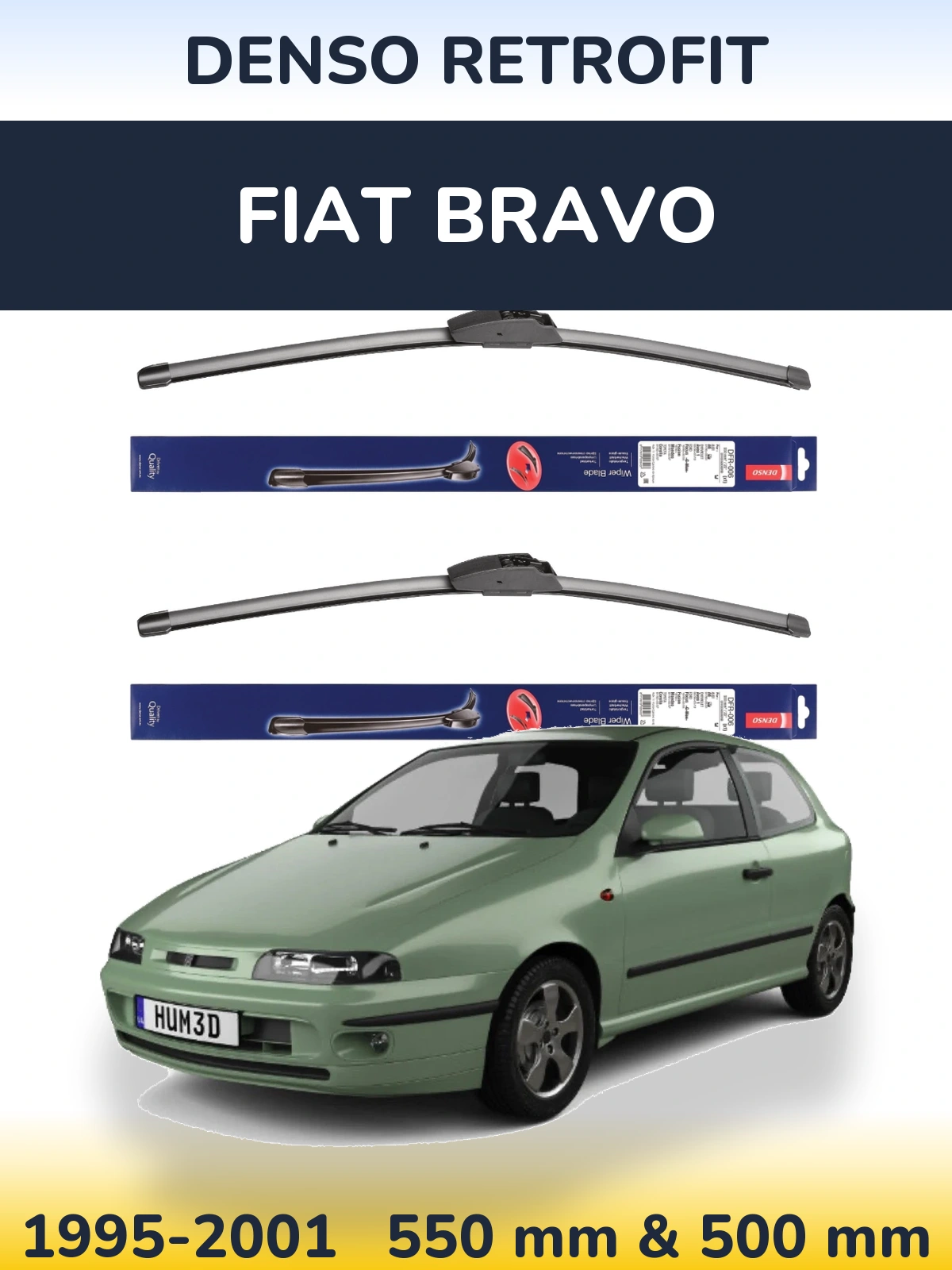 Ștergătoare Denso Retrofit pentru Fiat Bravo