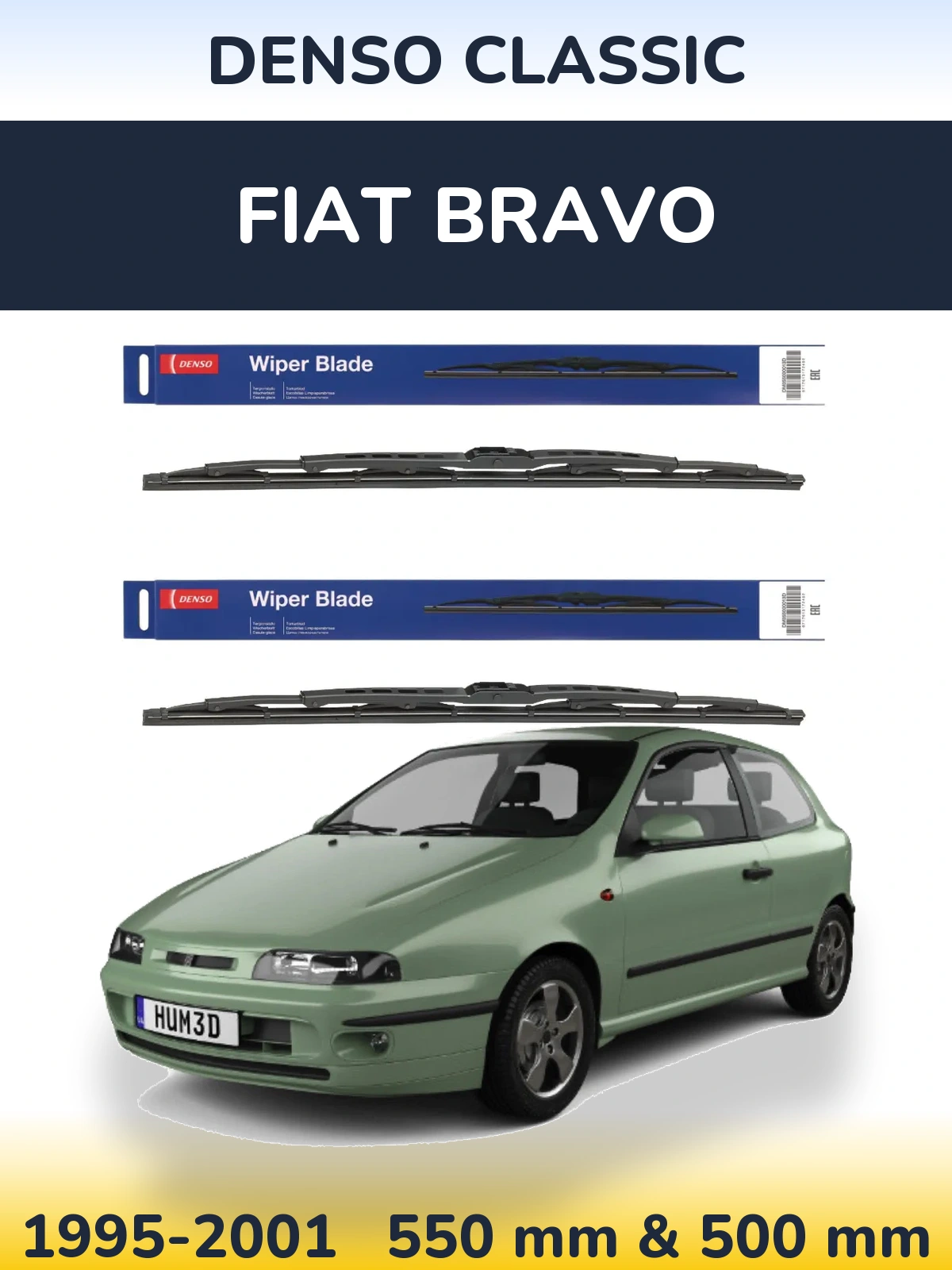 Ștergătoare Denso Classic pentru Fiat Bravo