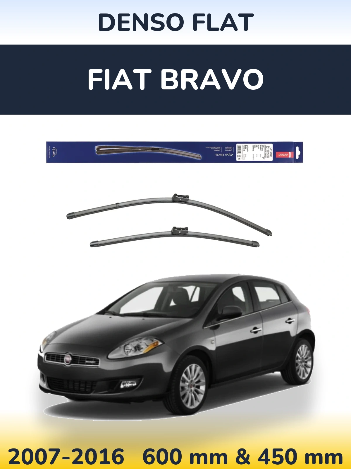 Ștergătoare Denso Flat pentru Fiat Bravo