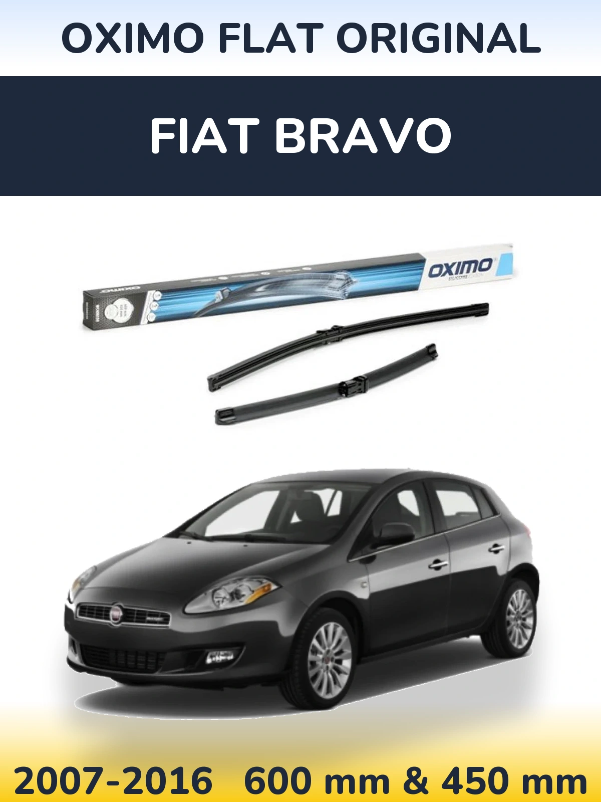 Ștergătoare Oximo Flat Original pentru Fiat Bravo