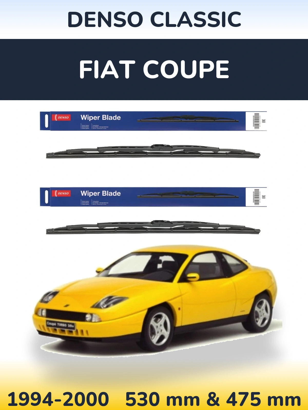 Ștergătoare Denso Classic pentru Fiat Coupe