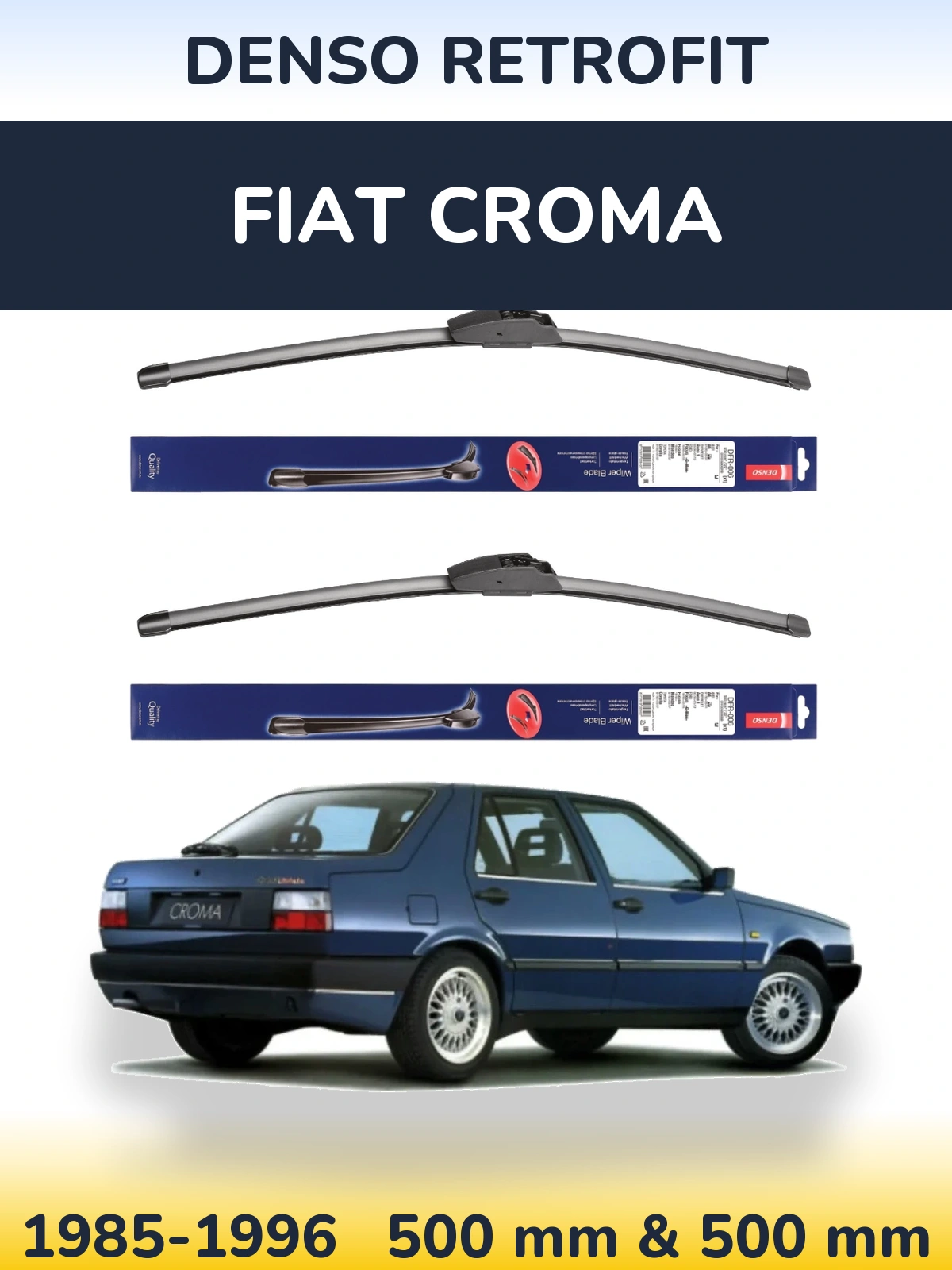 Ștergătoare Denso Retrofit pentru Fiat Croma