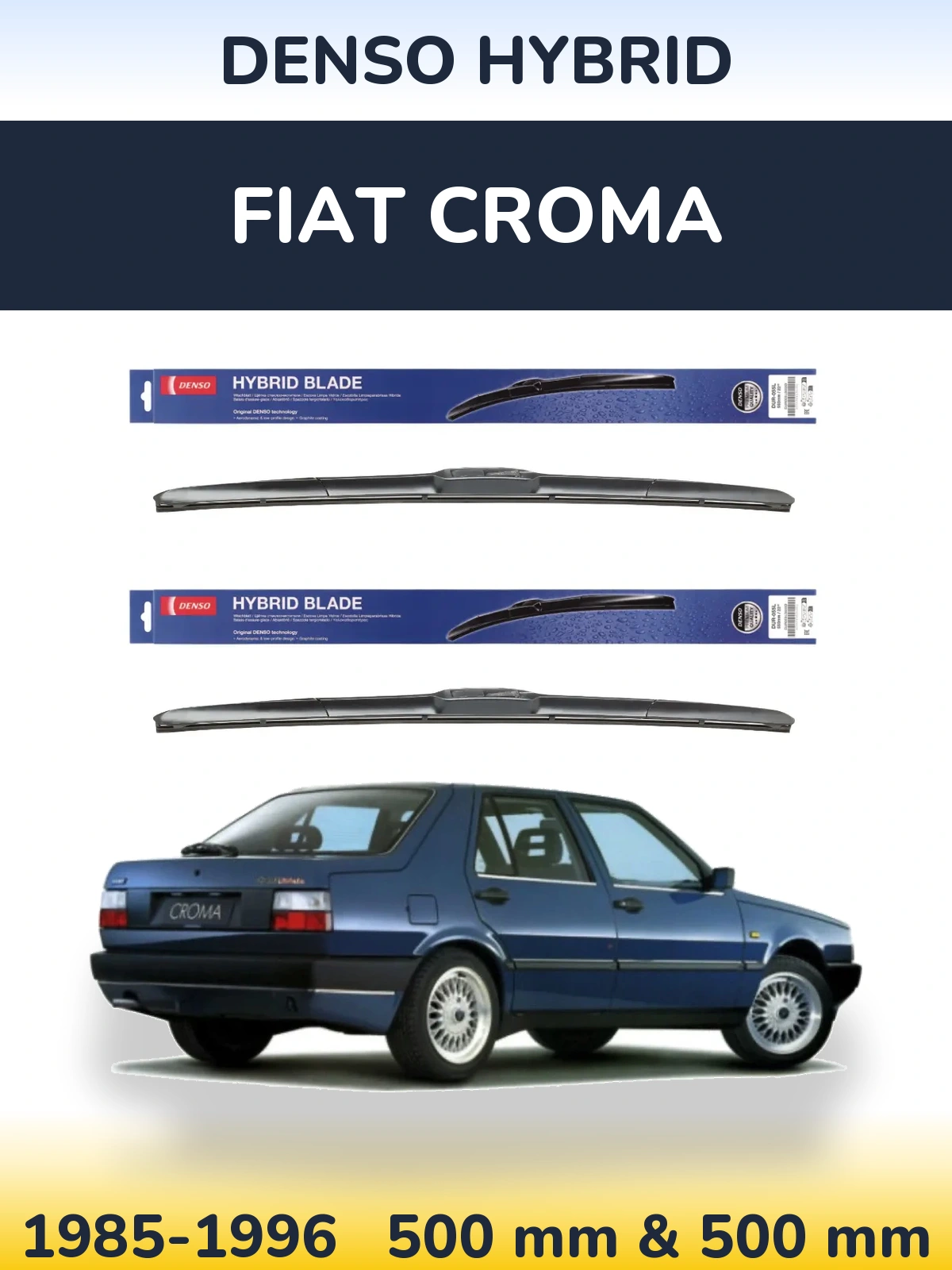 Ștergătoare Denso Hybrid pentru Fiat Croma