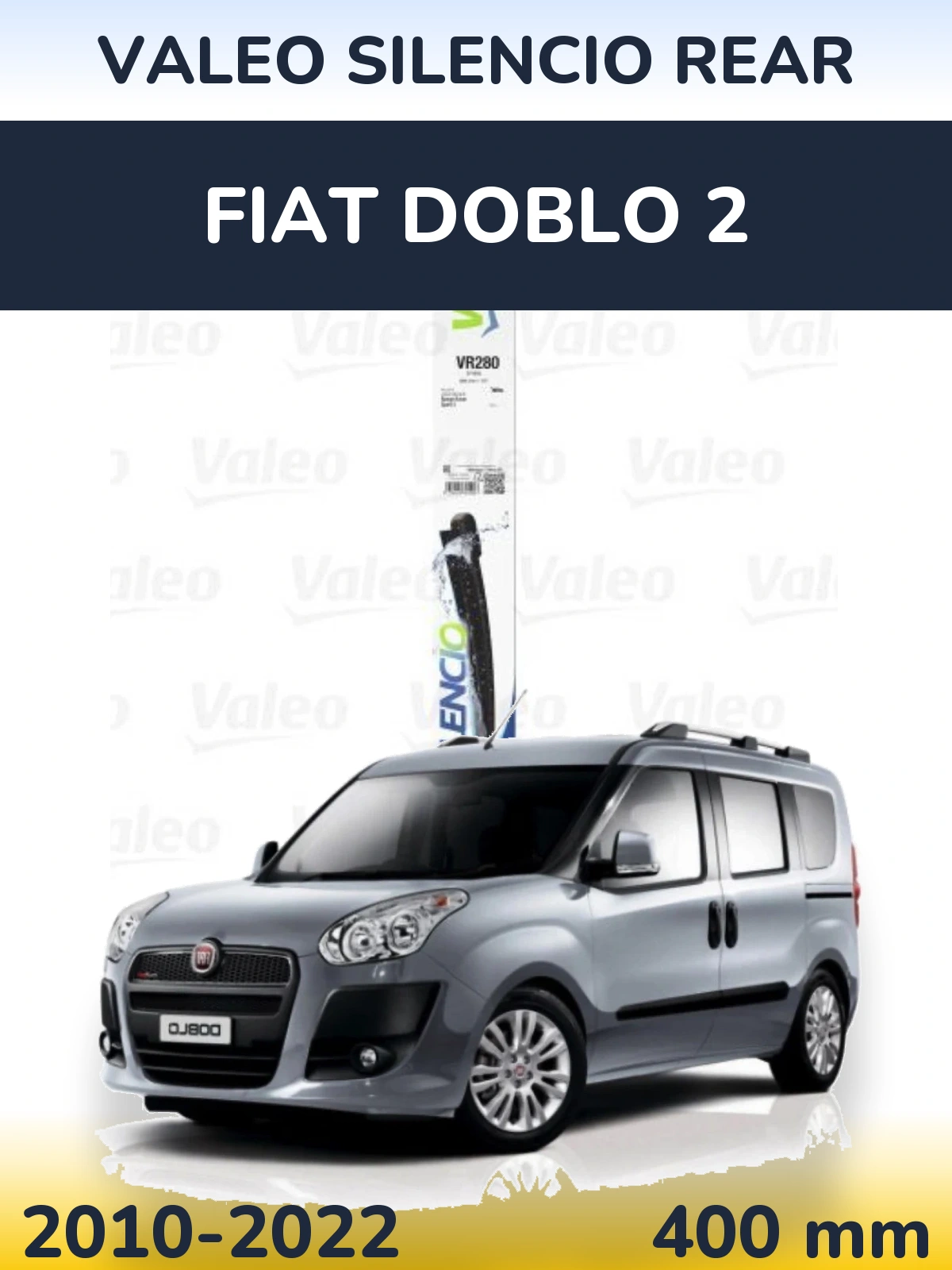 Ștergătoare Valeo Silencio Rear pentru Fiat Doblo 2